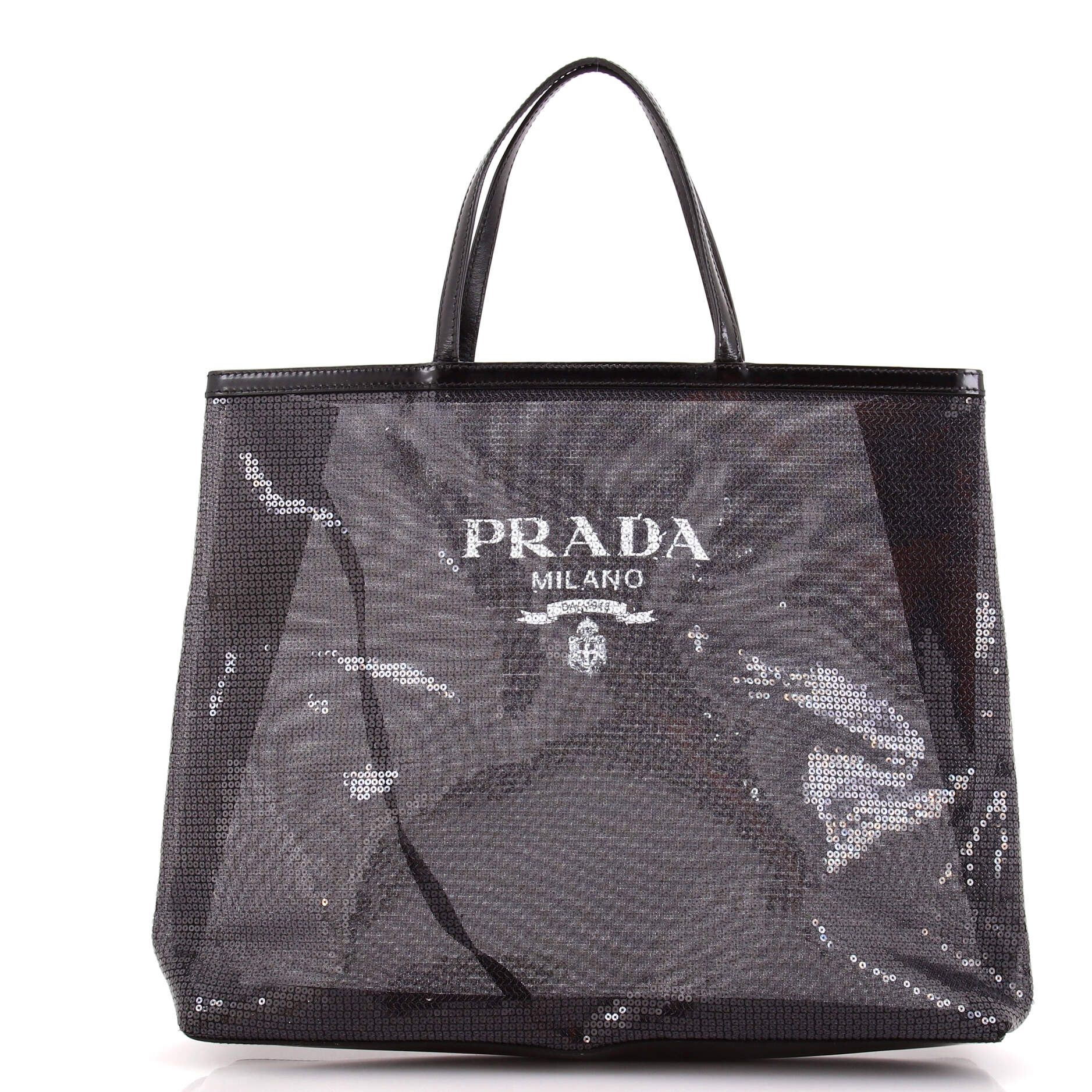 Prada Logo Open Tote Size ONE SIZE - 1 Thumbnail