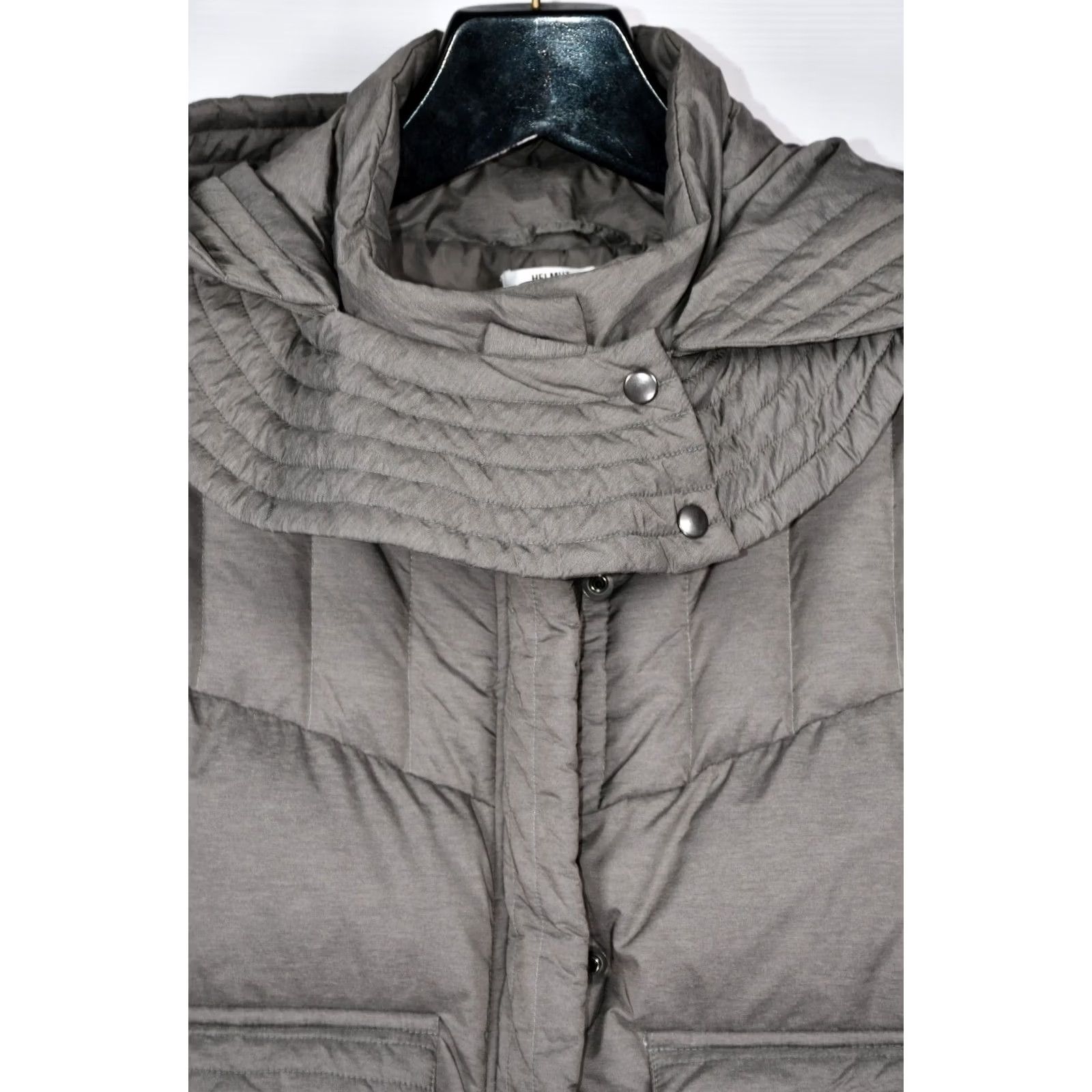 Helmut Lang HELMUT LANG Hooded Puffer Vest Women's M Gray Size M / US 6-8 / IT 42-44 - 7 Thumbnail