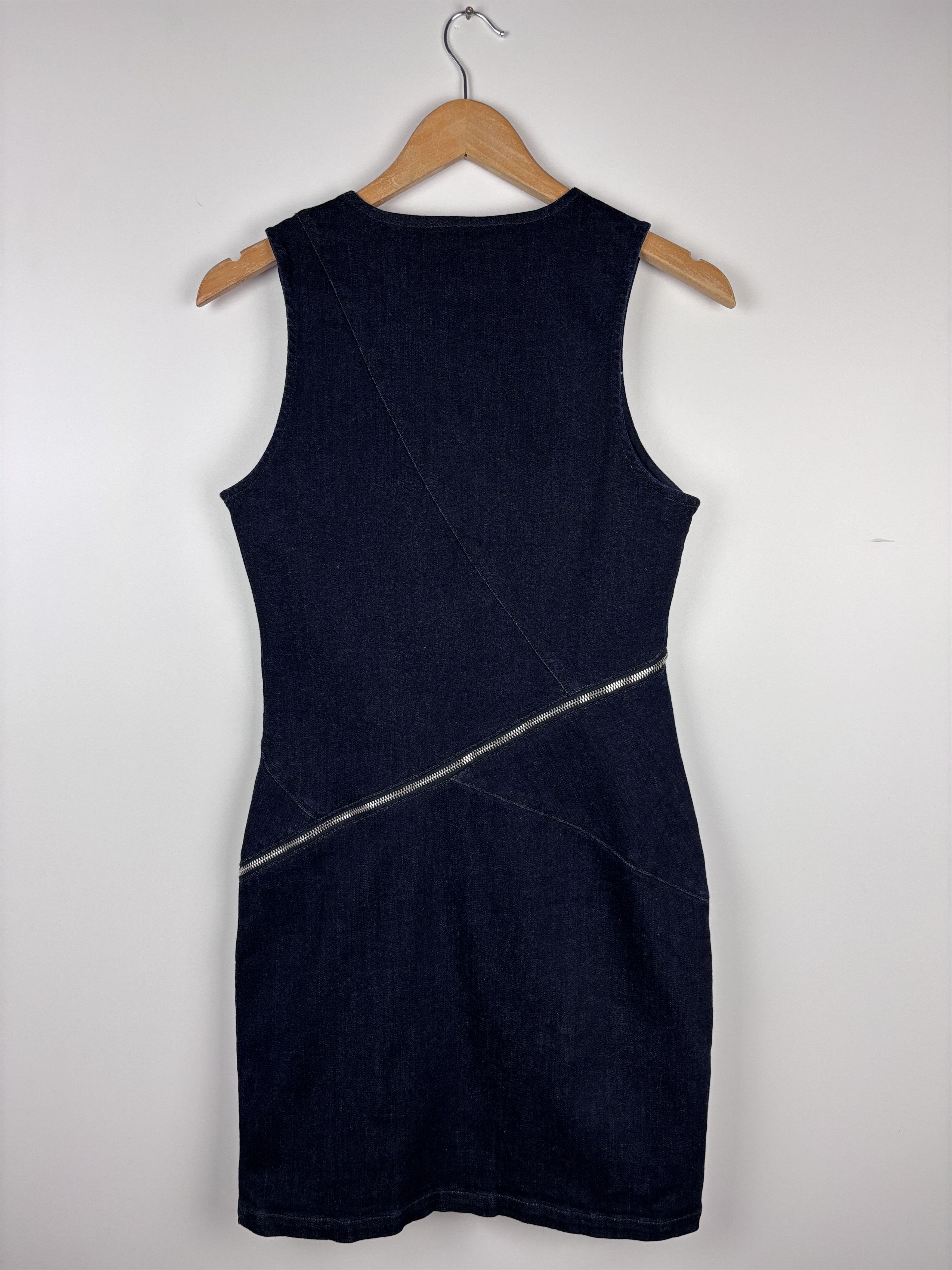 Diesel Womens Diesel Denim Full Zip Dress Navy Blue Size M Size M / US 6-8 / IT 42-44 - 6 Thumbnail