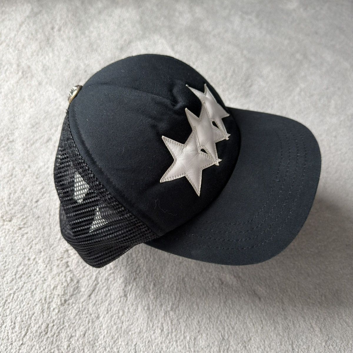 Chrome Hearts Chrome Hearts Star Patch Trucker Hat Black Size ONE SIZE - 2 Thumbnail