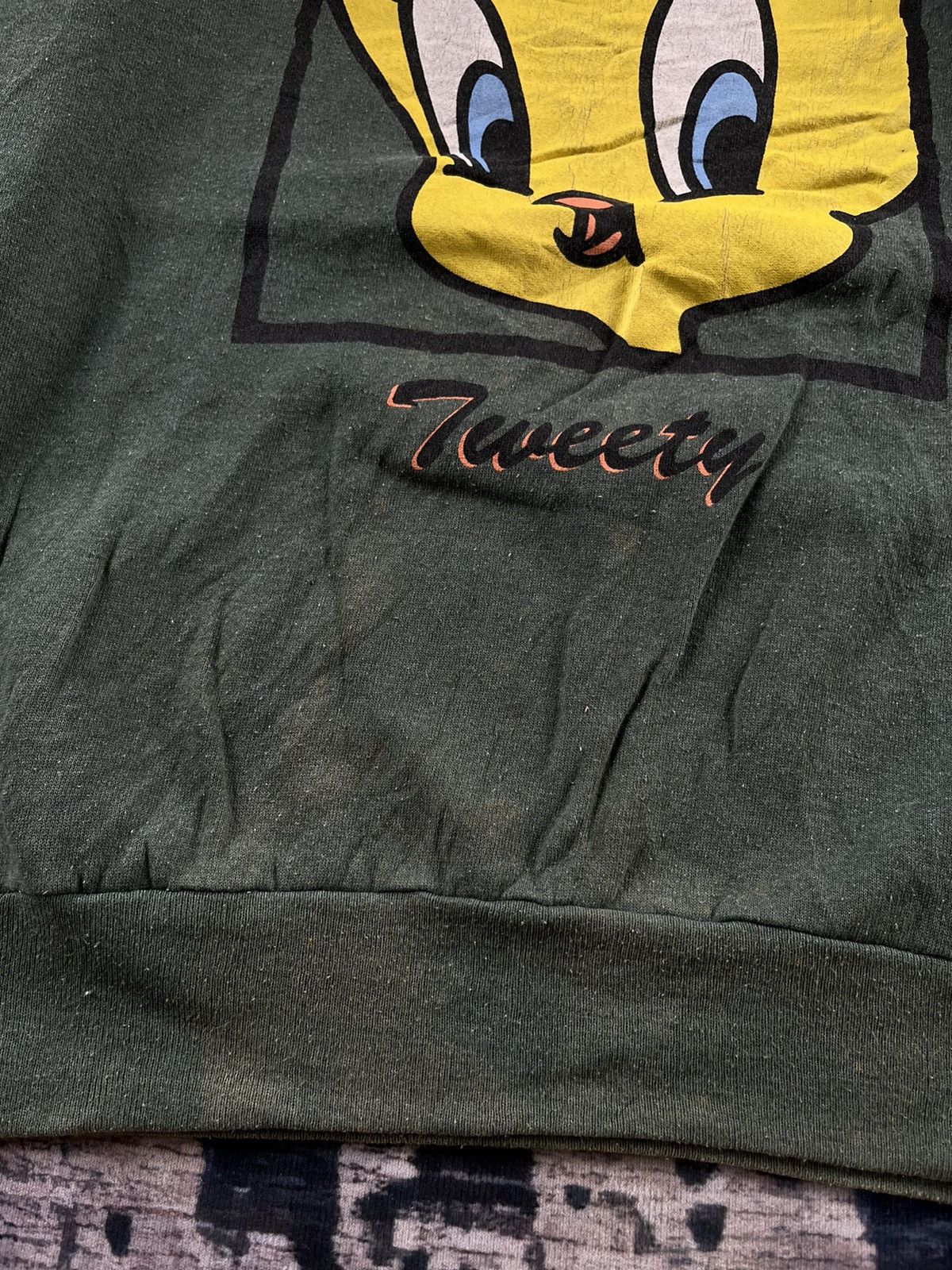 Cartoon Network × Vintage 💥RARE Vintage Looney Tunes Tweety Box Logo Sweetshirts 90s Size US M / EU 48-50 / 2 - 5 Thumbnail