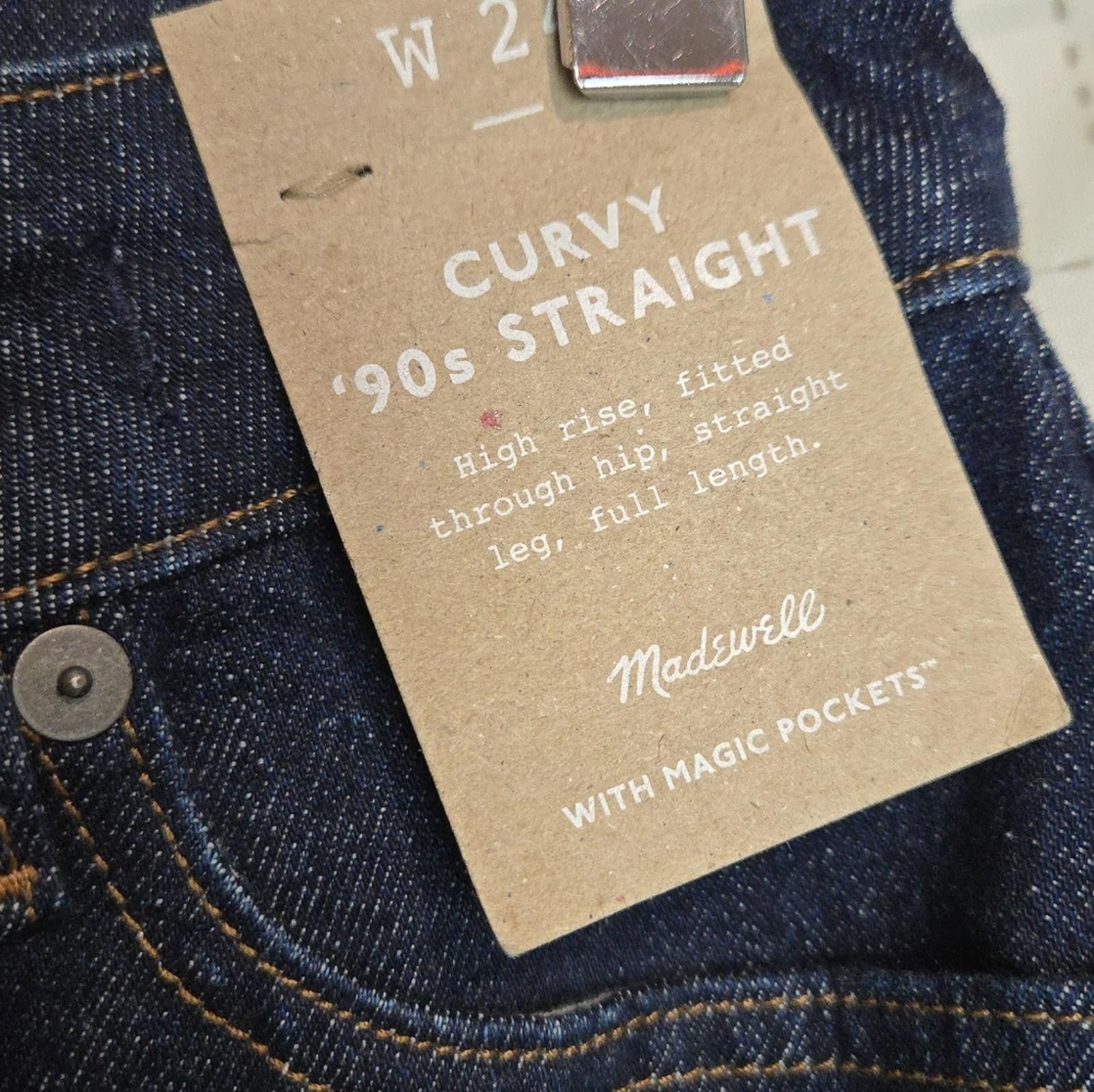 Madewell Madewell The Curvy '90s Straight Jean Size 24" / US 00 / IT 34 - 4 Thumbnail
