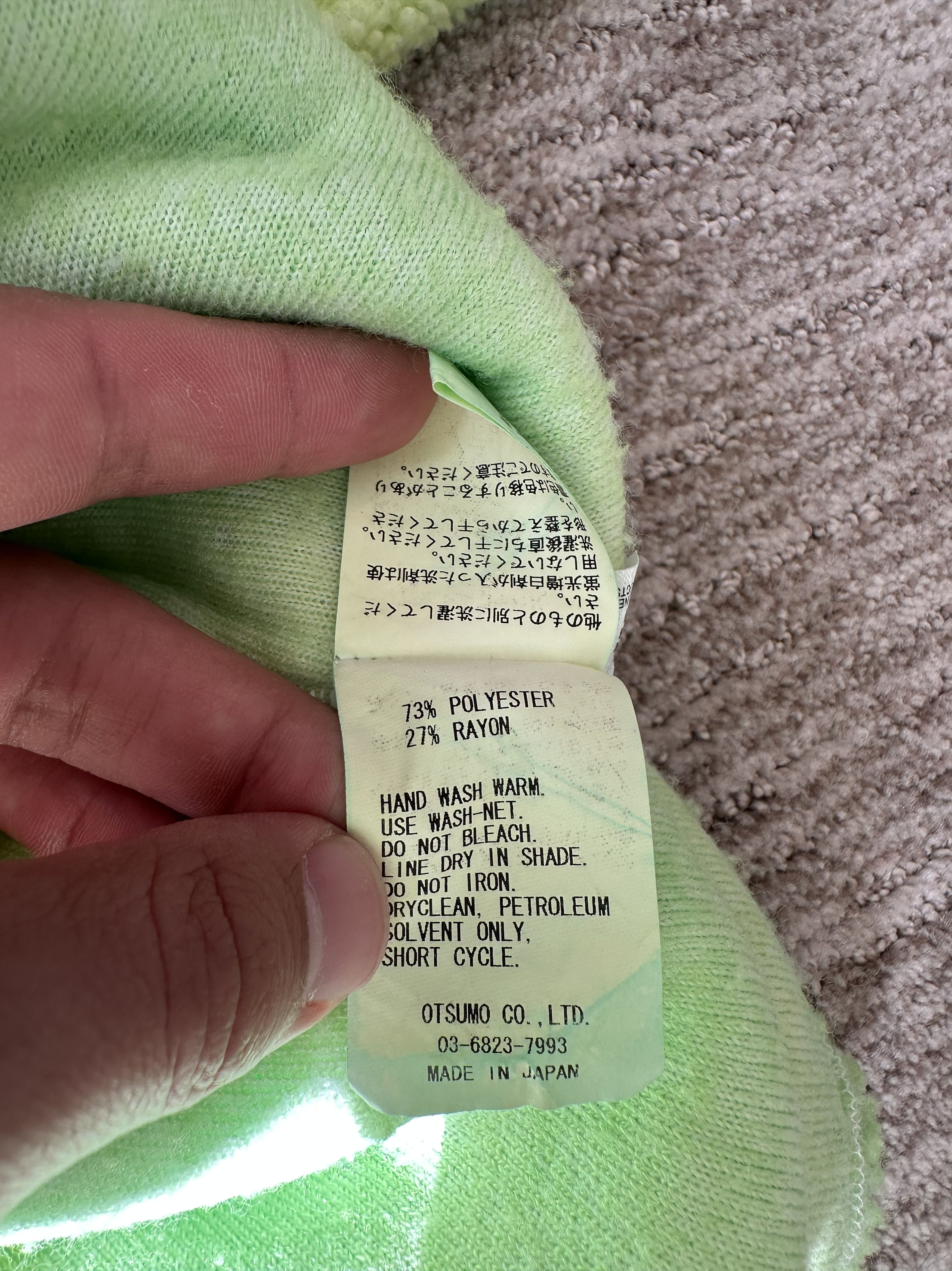 Cactus Plant Flea Market Cactus Plant Flea CPFM Cowboy Fleece Pullover Neon Green Size US M / EU 48-50 / 2 - 7 Thumbnail