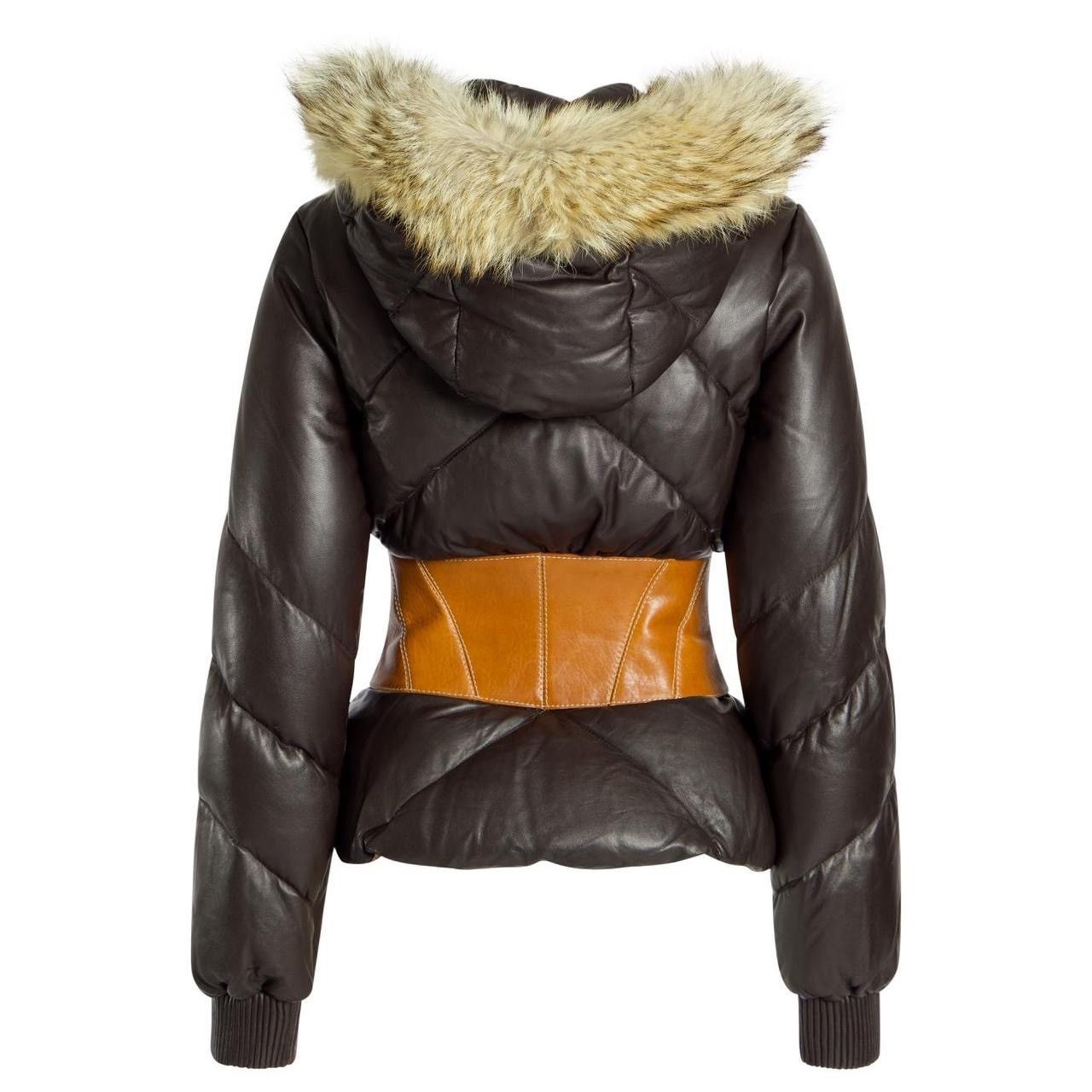 Alexander McQueen LEATHER PUFFER JACKET Size M / US 6-8 / IT 42-44 - 3 Thumbnail