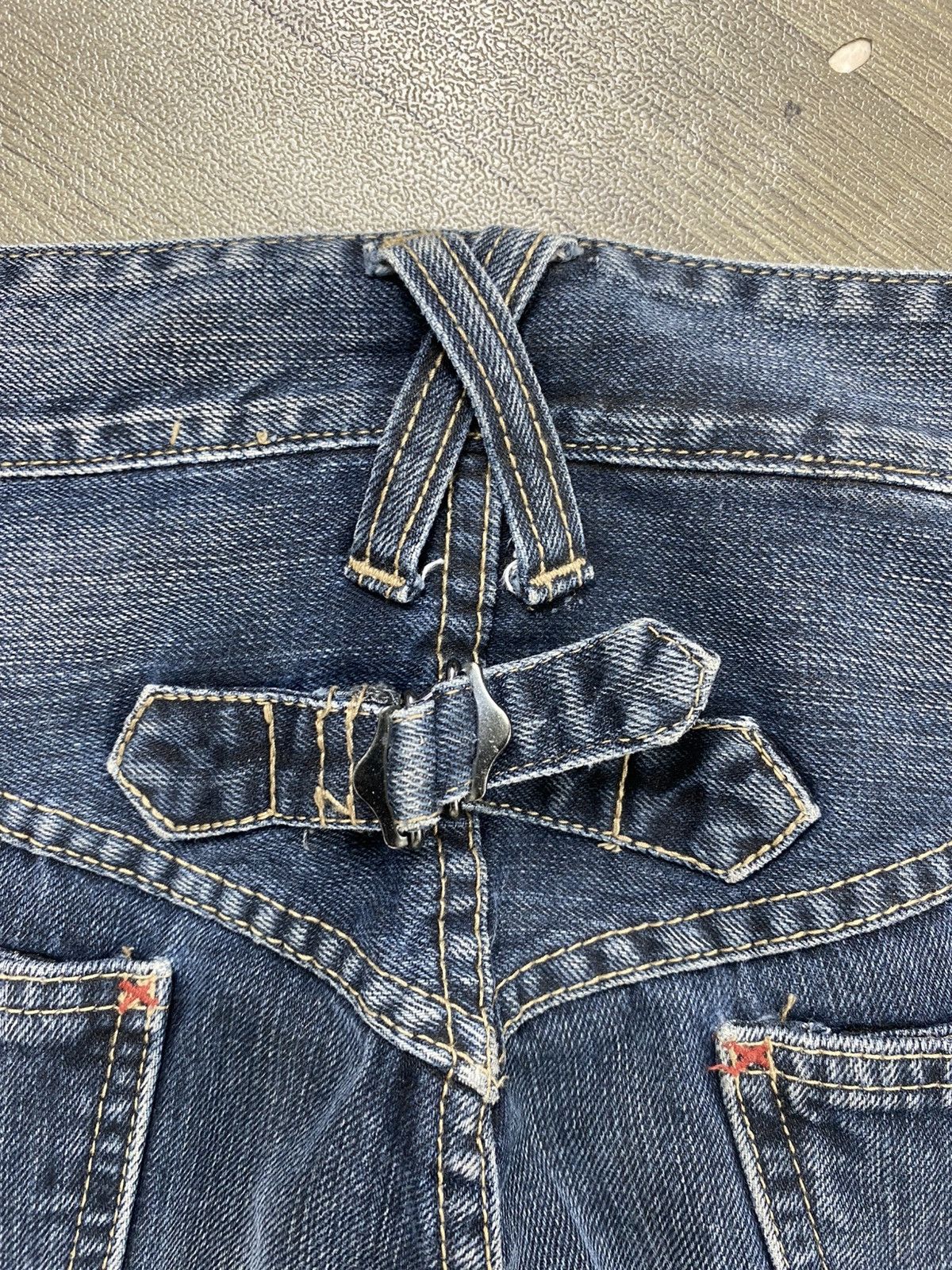 PPFM PPFM Platation Multipocket The Dessert Fox Distressed Jeans Size US 31 - 16 Thumbnail