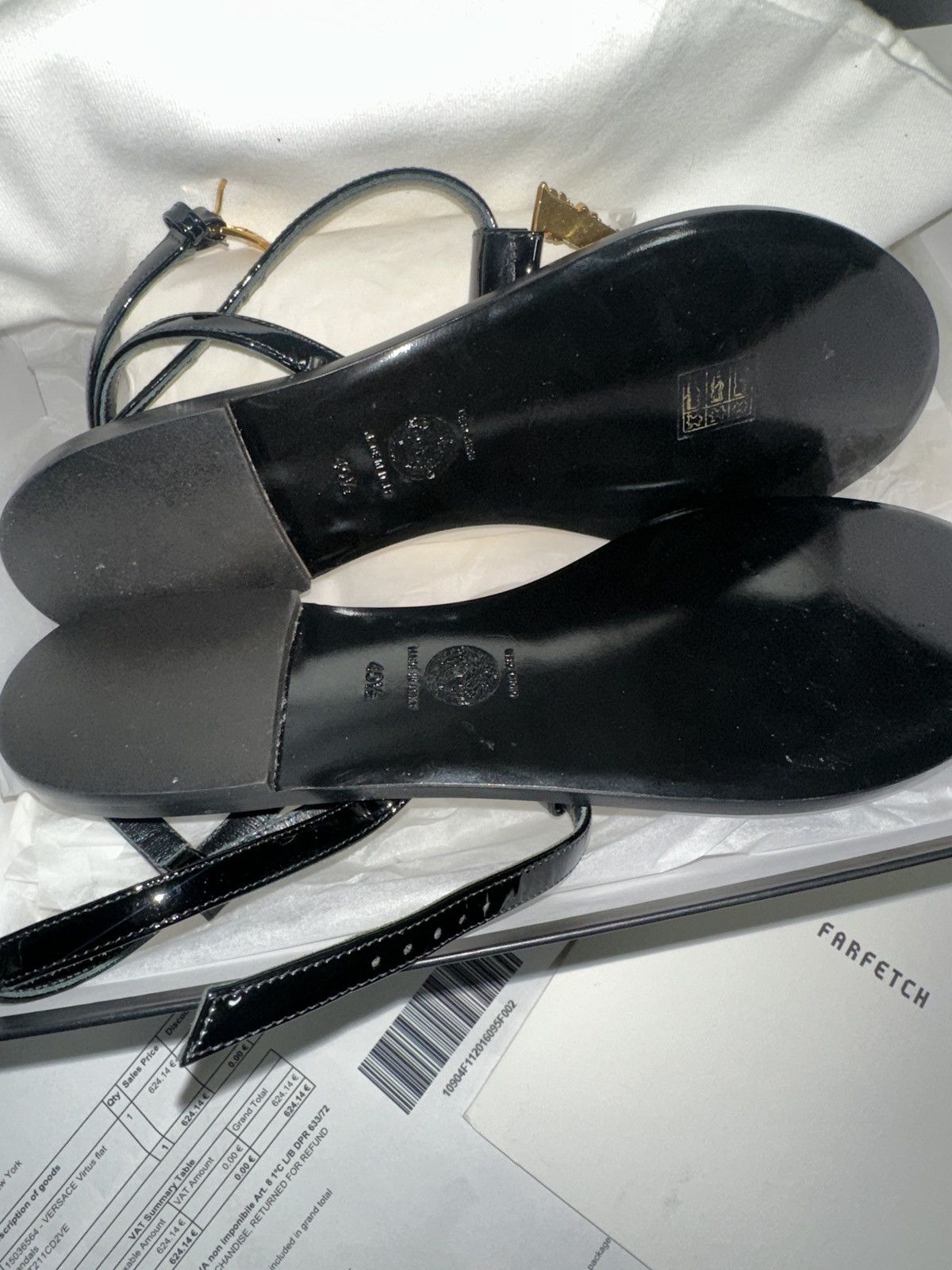 Versace Versace virtus flat sandals Size US 10.5 / IT 40.5 - 3 Thumbnail