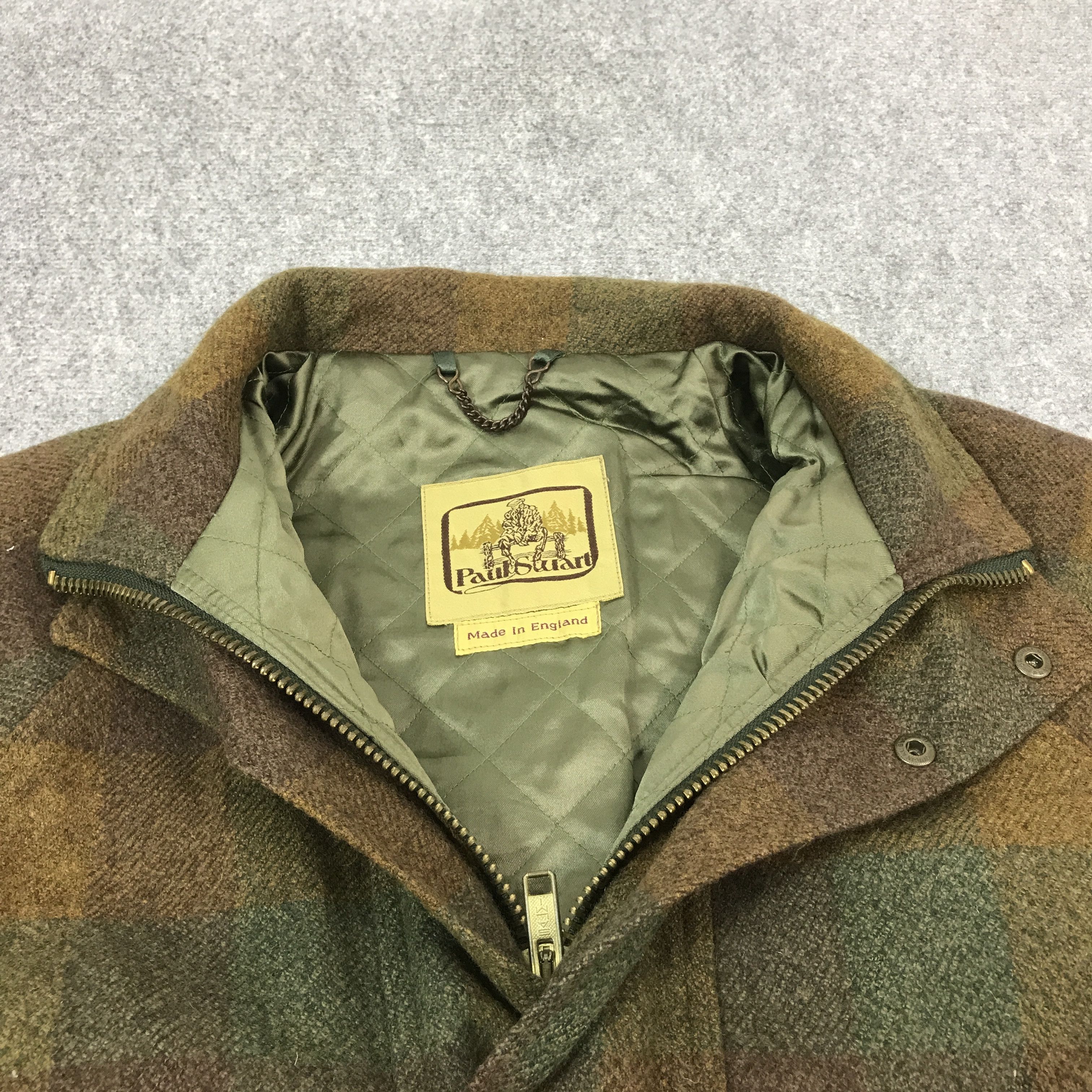 Paul Stuart VINTAGE PAUL STUART HEAVY COATS WOOL JACKET Size US L / EU 52-54 / 3 - 7 Thumbnail