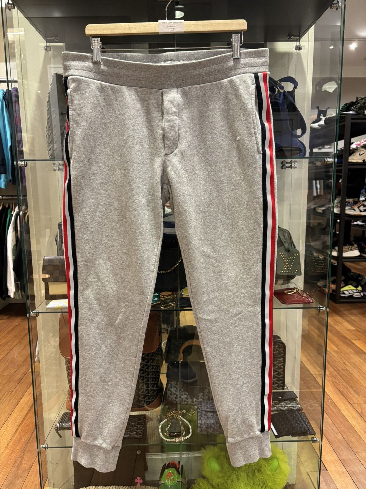 Moncler Moncler Taped Sweatpants Size US 36 / EU 52 - 1 Thumbnail