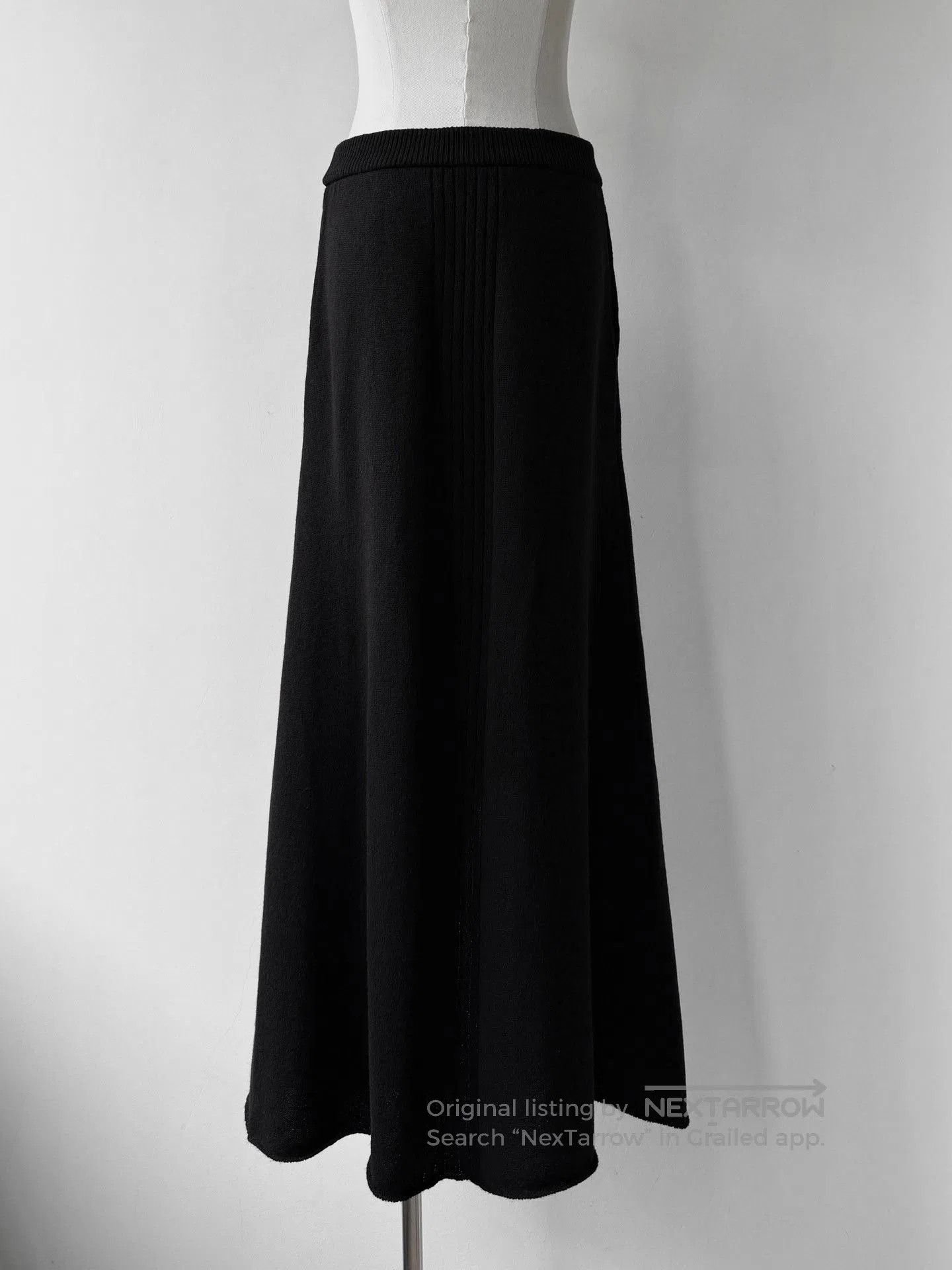 Yohji Yamamoto Yohji Yamamoto Y's 24AW Asymmetric Maxi Skirt. Size 22" - 5 Thumbnail