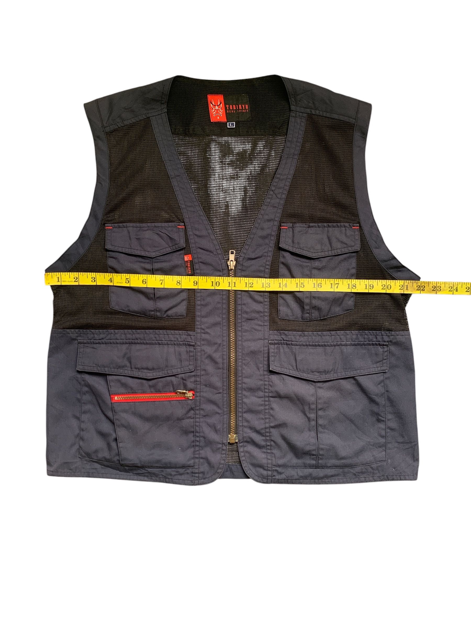 Japanese Brand Rare Design Vintage Tobiryu Real Spirit Vests Size US L / EU 52-54 / 3 - 8 Thumbnail