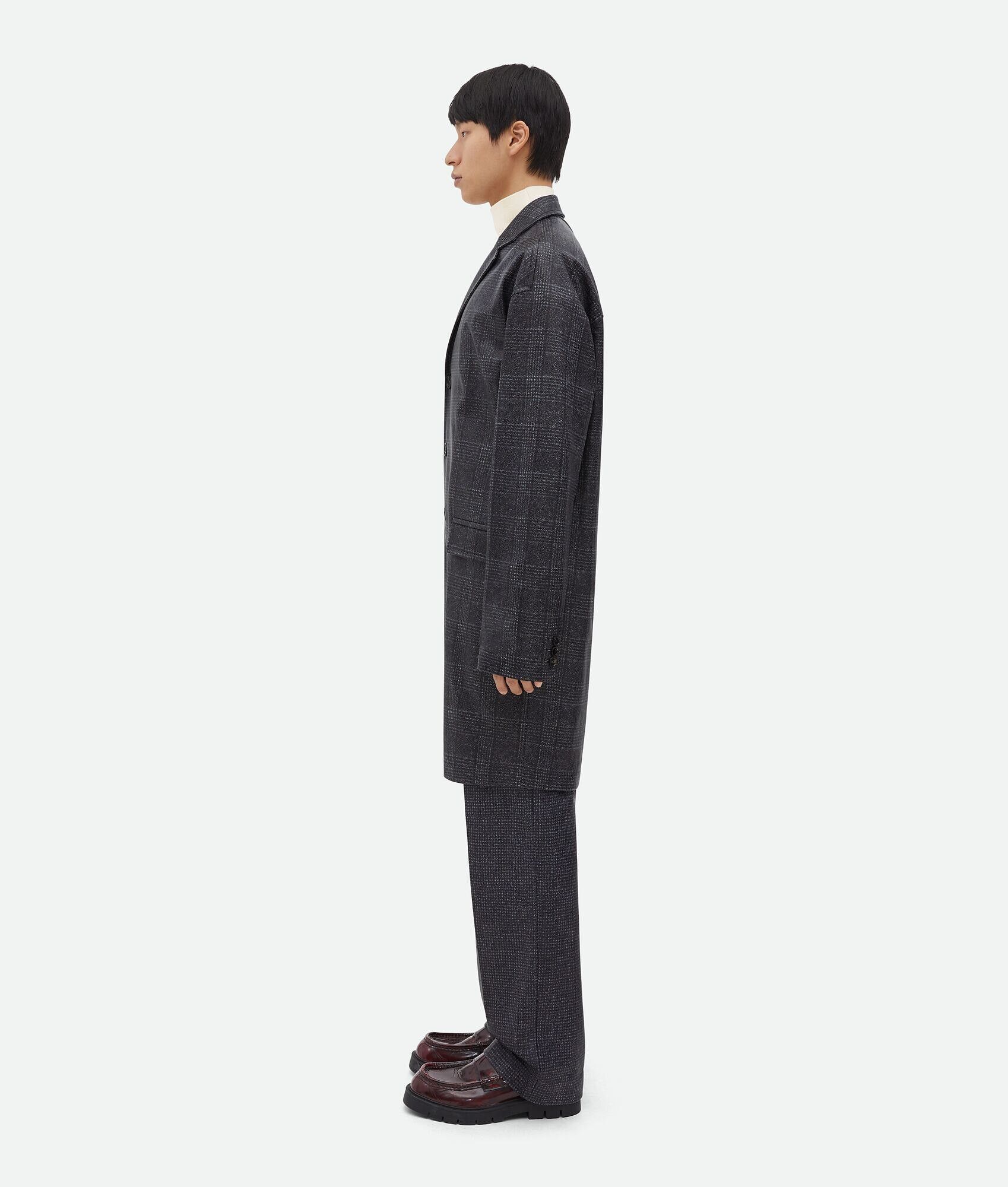 Bottega Veneta o1loc1c0125 751241 Printed Leather Prince Of Wales Coat Size US M / EU 48-50 / 2 - 2 Thumbnail