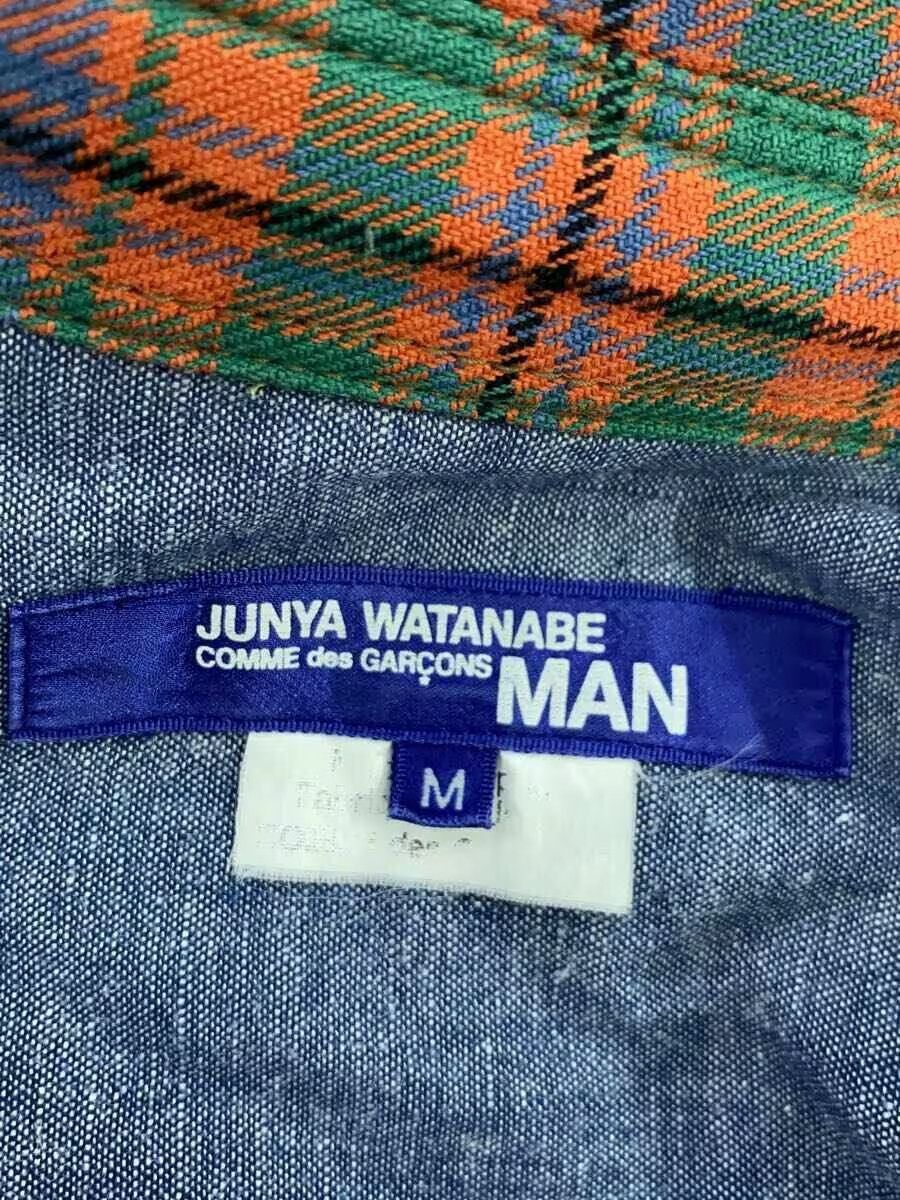 Comme des Garcons × Junya Watanabe Patchwork Raglan Plaid Button Shirt Size US M / EU 48-50 / 2 - 4 Thumbnail