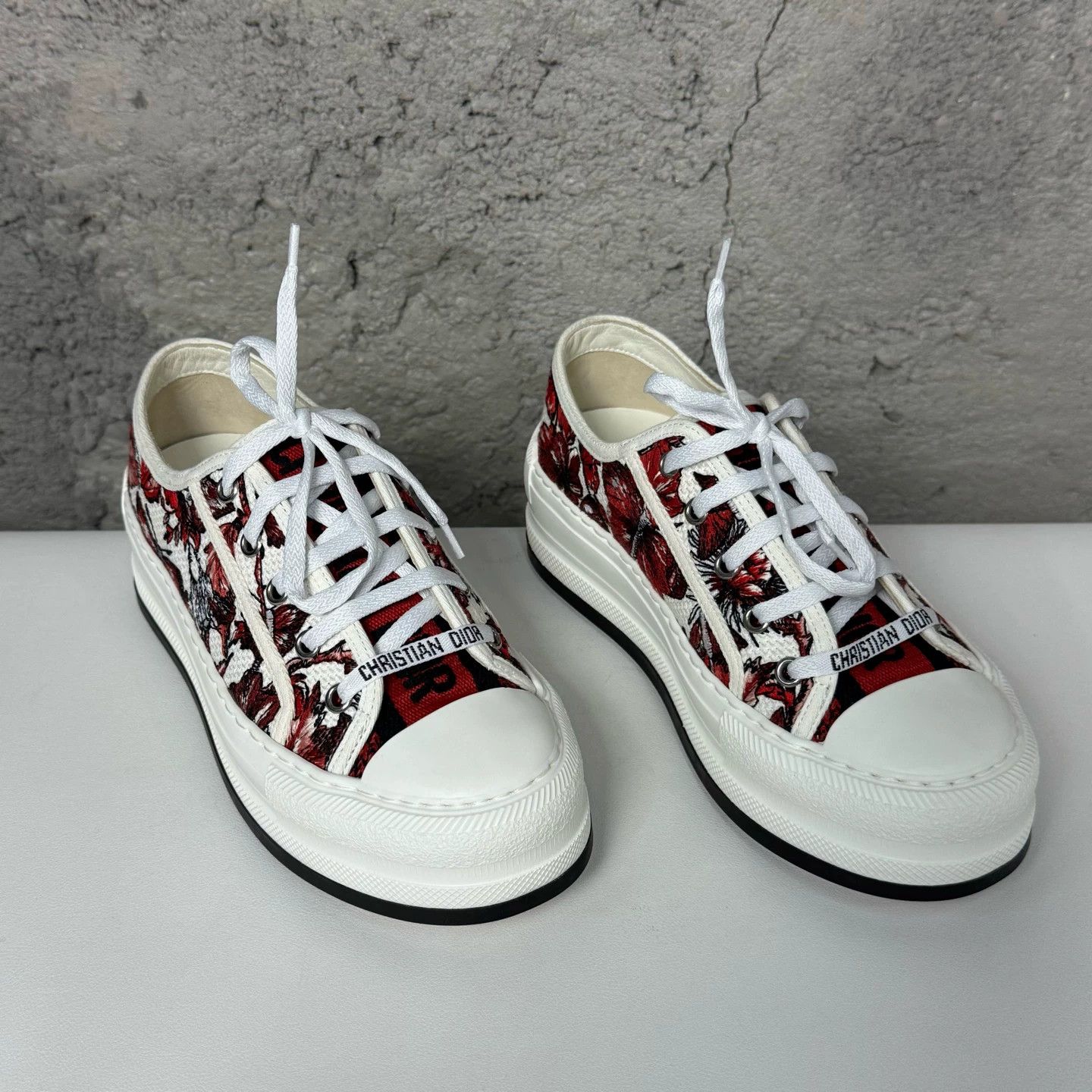 Dior Dior Platform Canvas Sneakers 36 Unworn Size US 5.5 / IT 35.5 - 1 Thumbnail