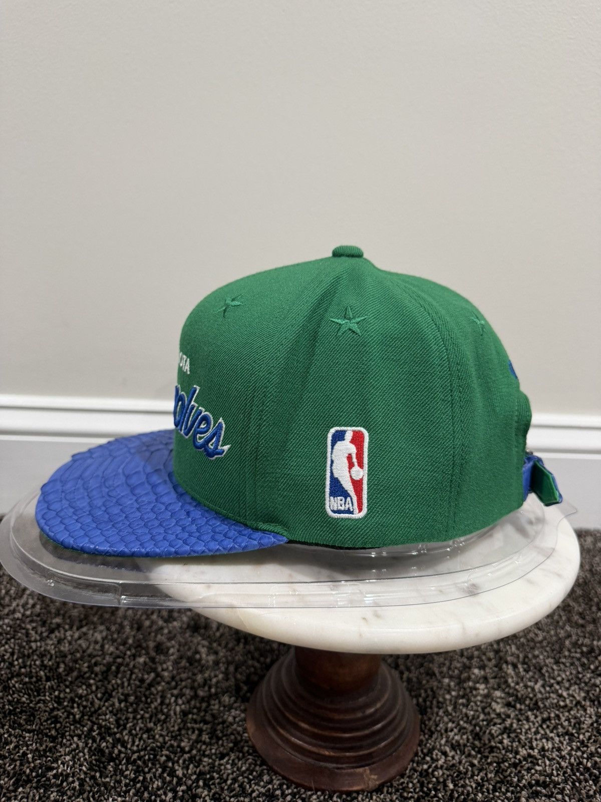 Just Don × Mitchell & Ness Just Don x Mitchell & Ness NBA Minnesota Timberwolves Hat Size ONE SIZE - 4 Thumbnail
