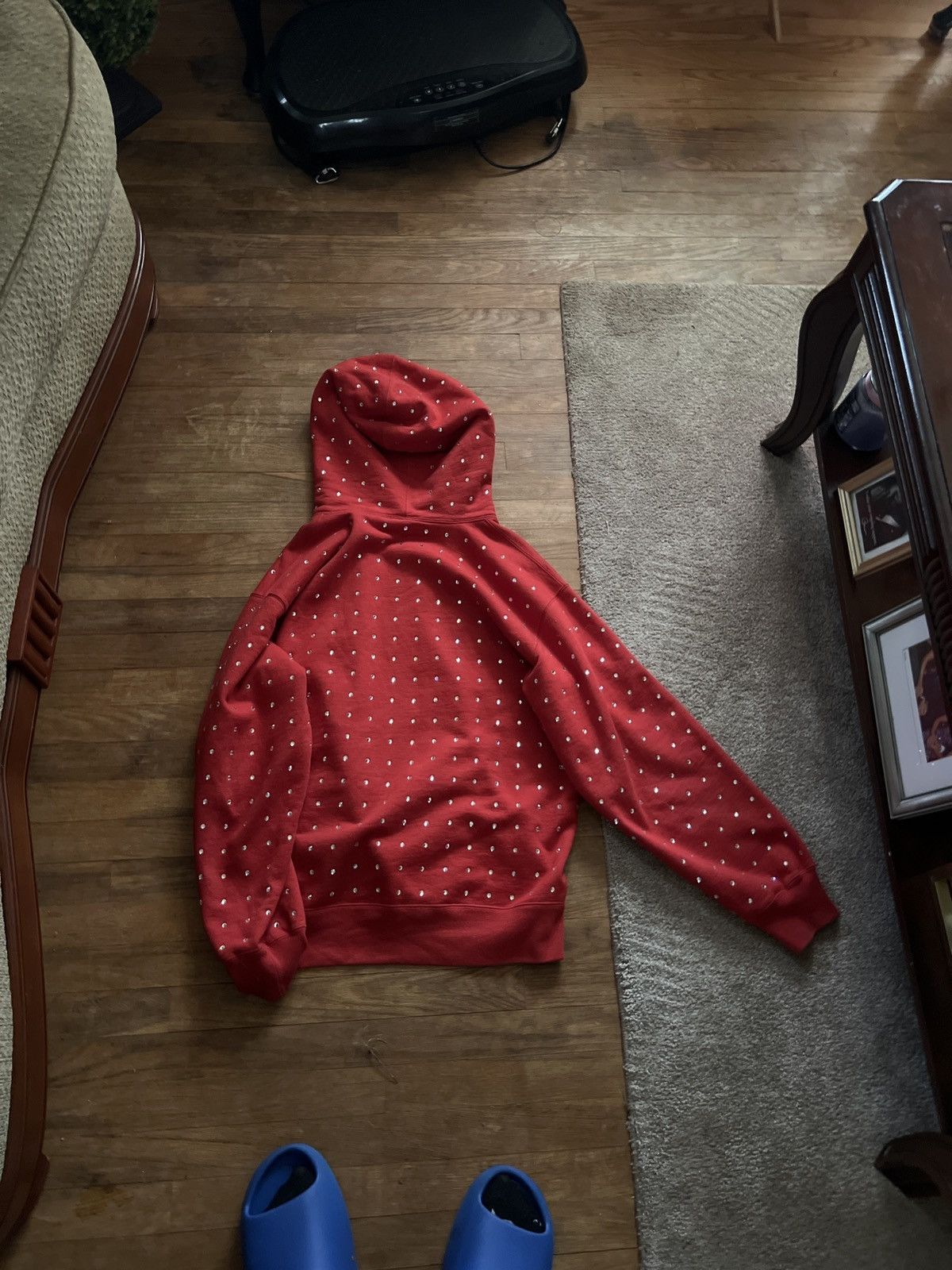 Supreme Rhinestone Hooded Sweatshirt Size US L / EU 52-54 / 3 - 2 Thumbnail