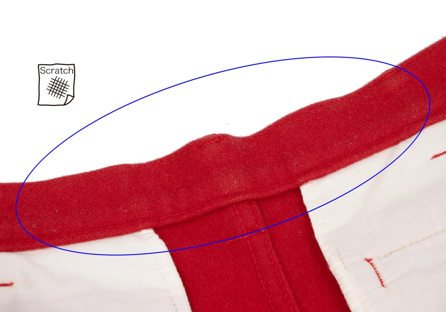Comme des Garcons Homme Plus Wool Nylon Tapered Pants in Red, Size SS Size US 36 / EU 52 - 9 Thumbnail