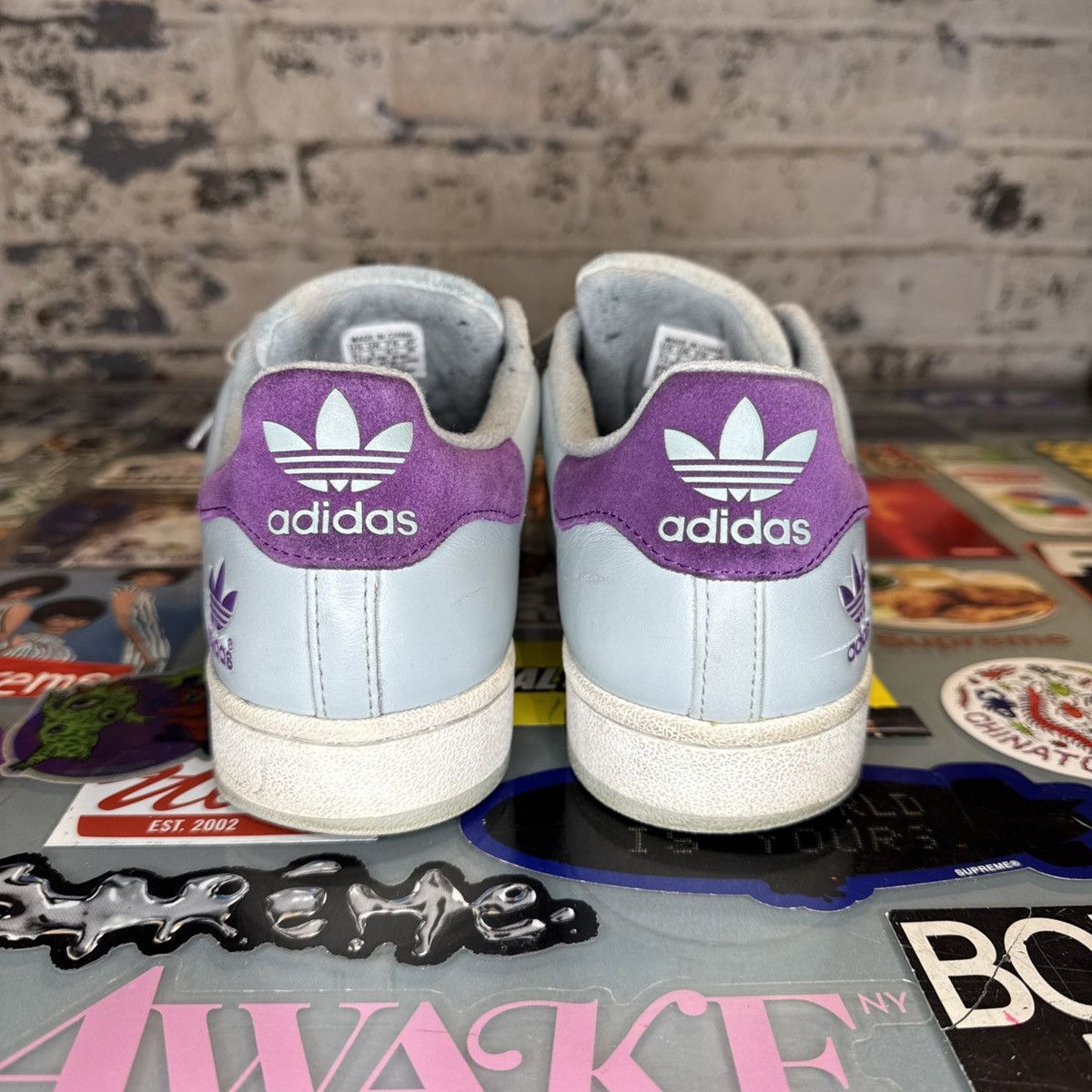Adidas Adidas Originals Superstar II TL 014546 Grey Purple Sz 9.5 Size US 9.5 / EU 42-43 - 2 Thumbnail