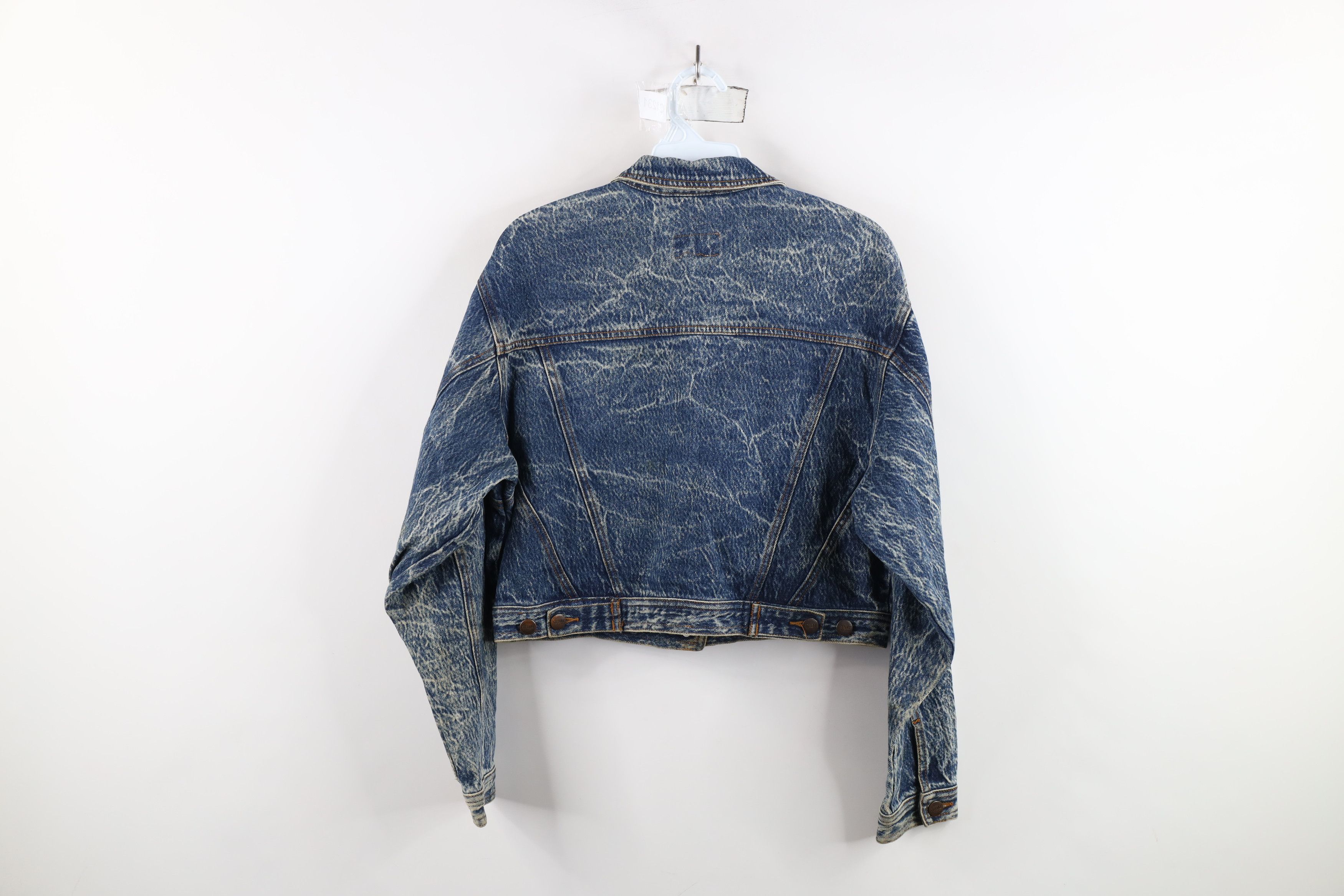 Vintage Vintage 90s Streetwear Acid Wash Denim Trucker Jacket Size M / US 6-8 / IT 42-44 - 12 Thumbnail