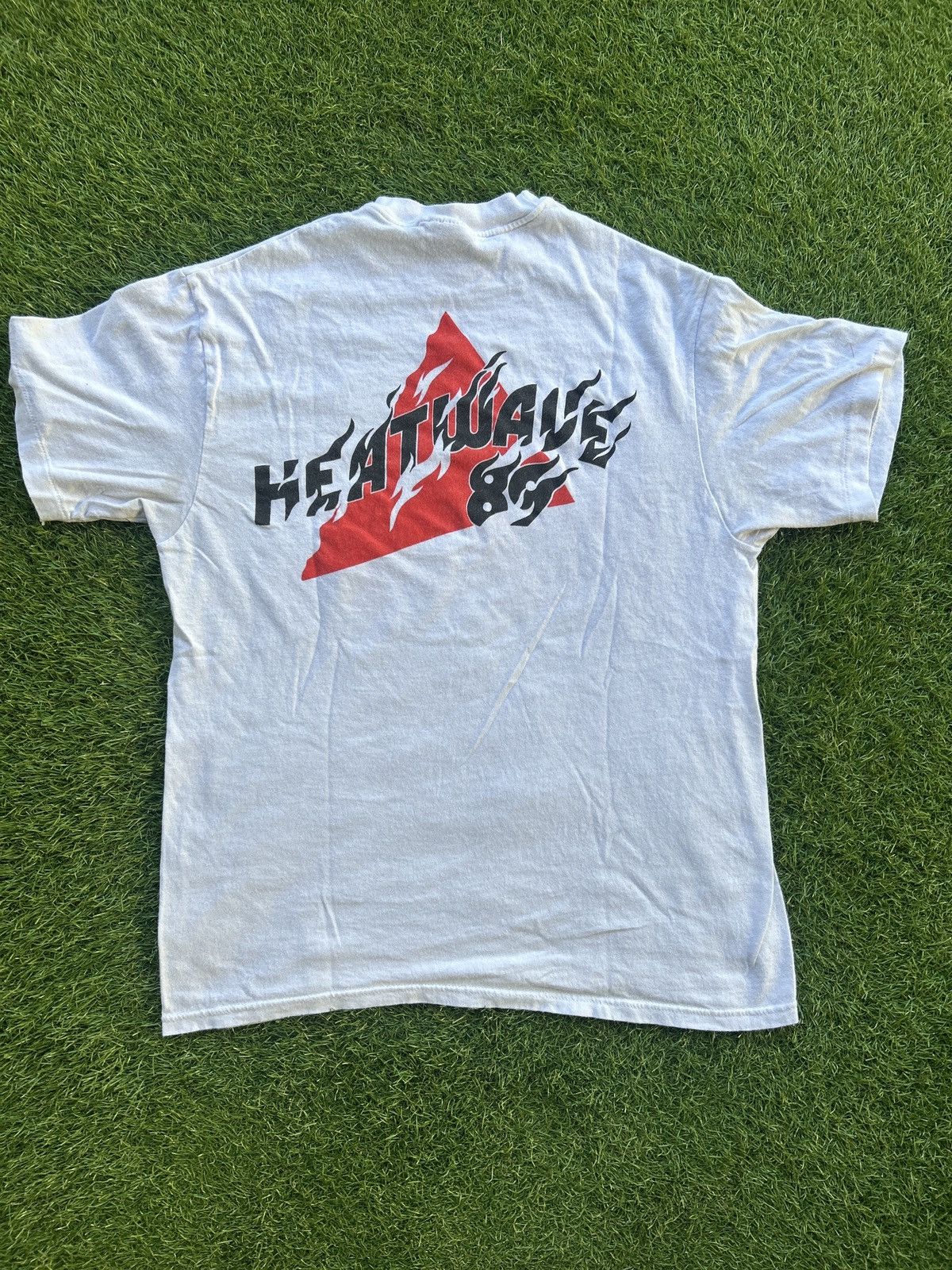 Band Tees Vintage 80S 1988 New Edition Band Heatwave 89 Tour T Shirt Size US L / EU 52-54 / 3 - 4 Thumbnail