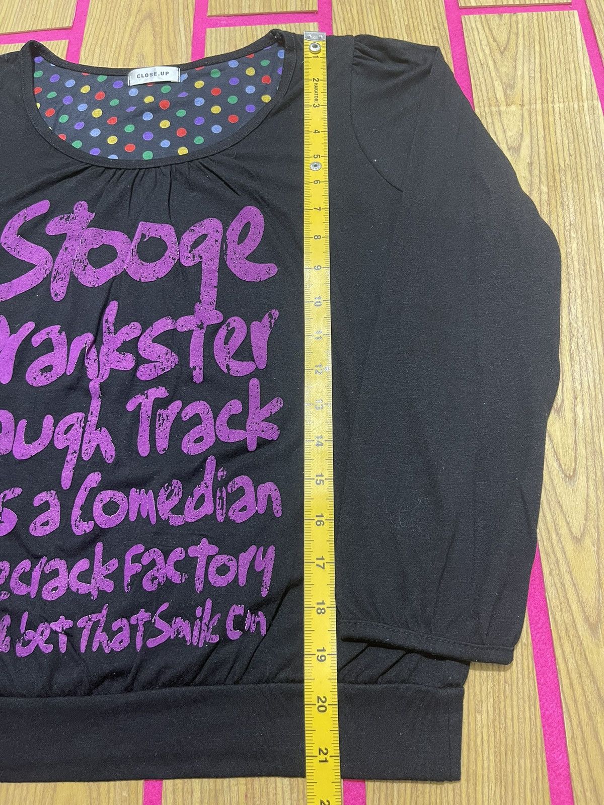 If Six Was Nine Y2K CLOSE UP long sleeve tshirt Size M / US 6-8 / IT 42-44 - 7 Thumbnail