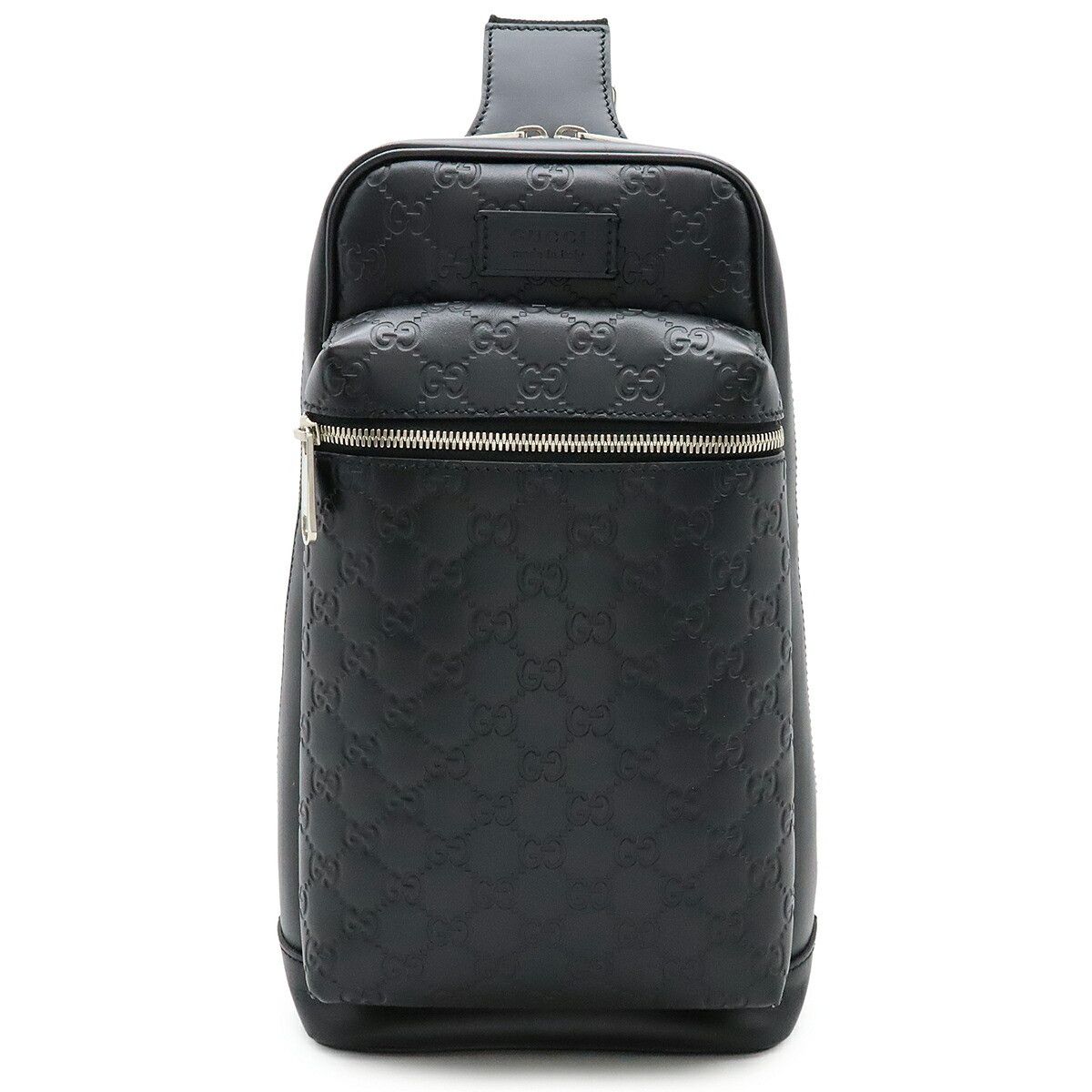 Gucci Gucci Gucci Signature Leather Crossbody Bag Limited Leather Crossbody Bag 450970 in Black, Women's