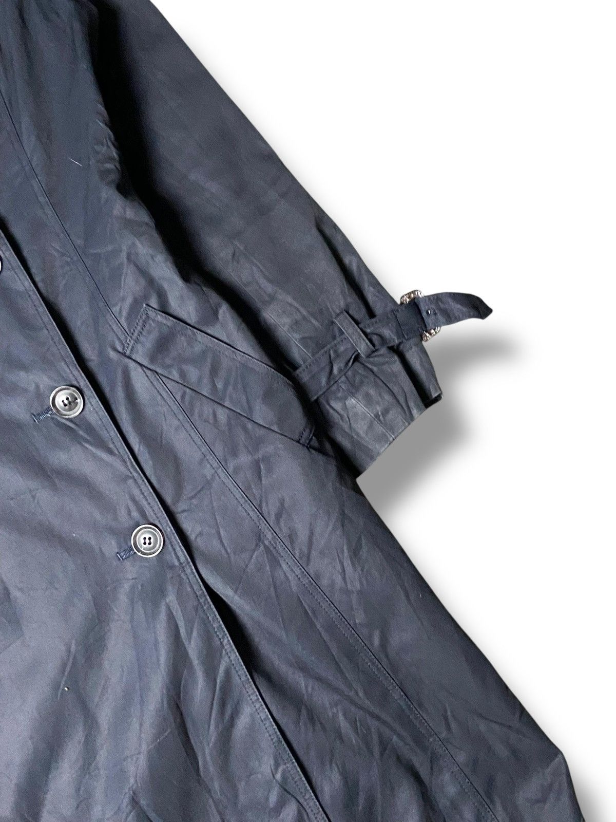 Japanese Brand Natural Beauty Basic Double Breasted Trench Coat (163) Size M / US 6-8 / IT 42-44 - 8 Thumbnail