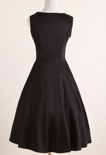 Other Black dress slim fit vintage style circle dresses Size XL / US 12-14 / IT 48-50 - 2 Thumbnail