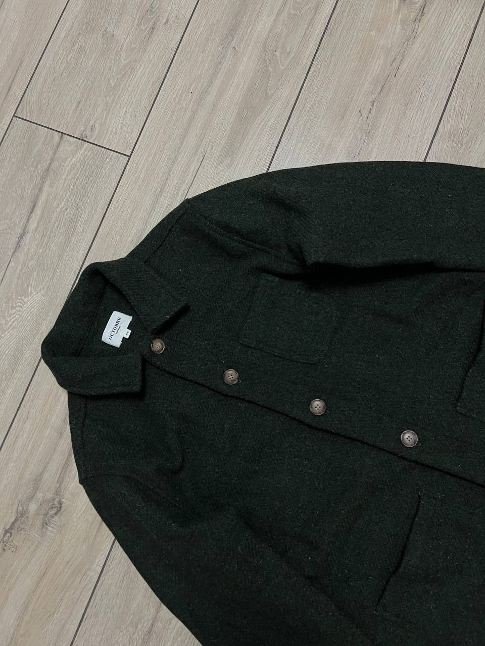 Other October Editions Wool Overshirt Shirt Khaki Jacket XS Size US XS / EU 42 / 0 - 3 Thumbnail