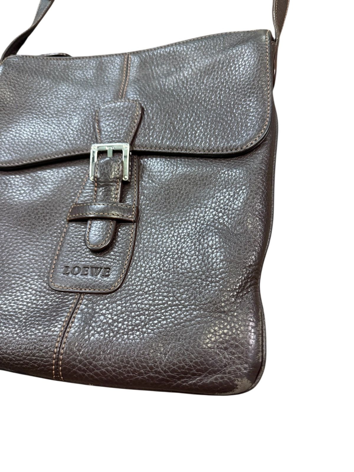 Loewe AUTHENTIC LOEWE LEATHER CROSSBODY BAG Size ONE SIZE - 4 Thumbnail