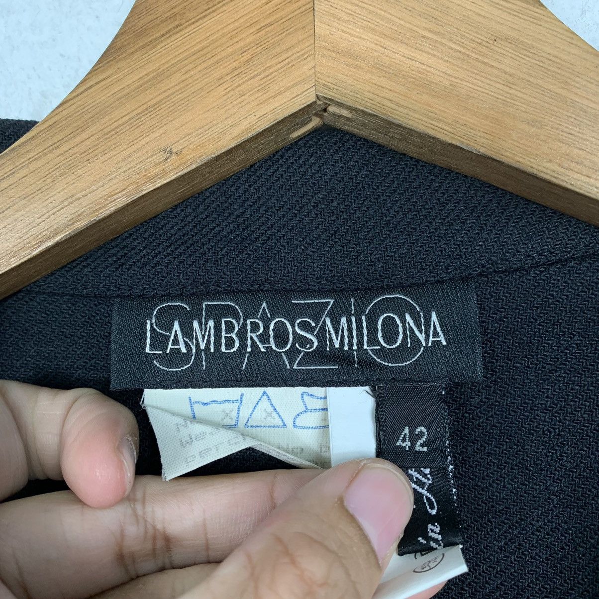 Japanese Brand Lambros Milona Coat Made In Italy Size M / US 6-8 / IT 42-44 - 16 Thumbnail
