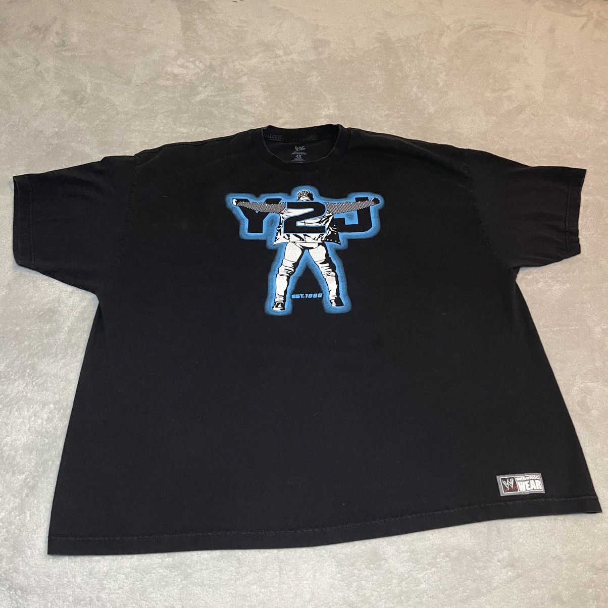 WWE WWE Chris Jericho Authentic Wear T-Shirt Mens 4X Black Tee Size US XXL / EU 58 / 5 - 3 Thumbnail