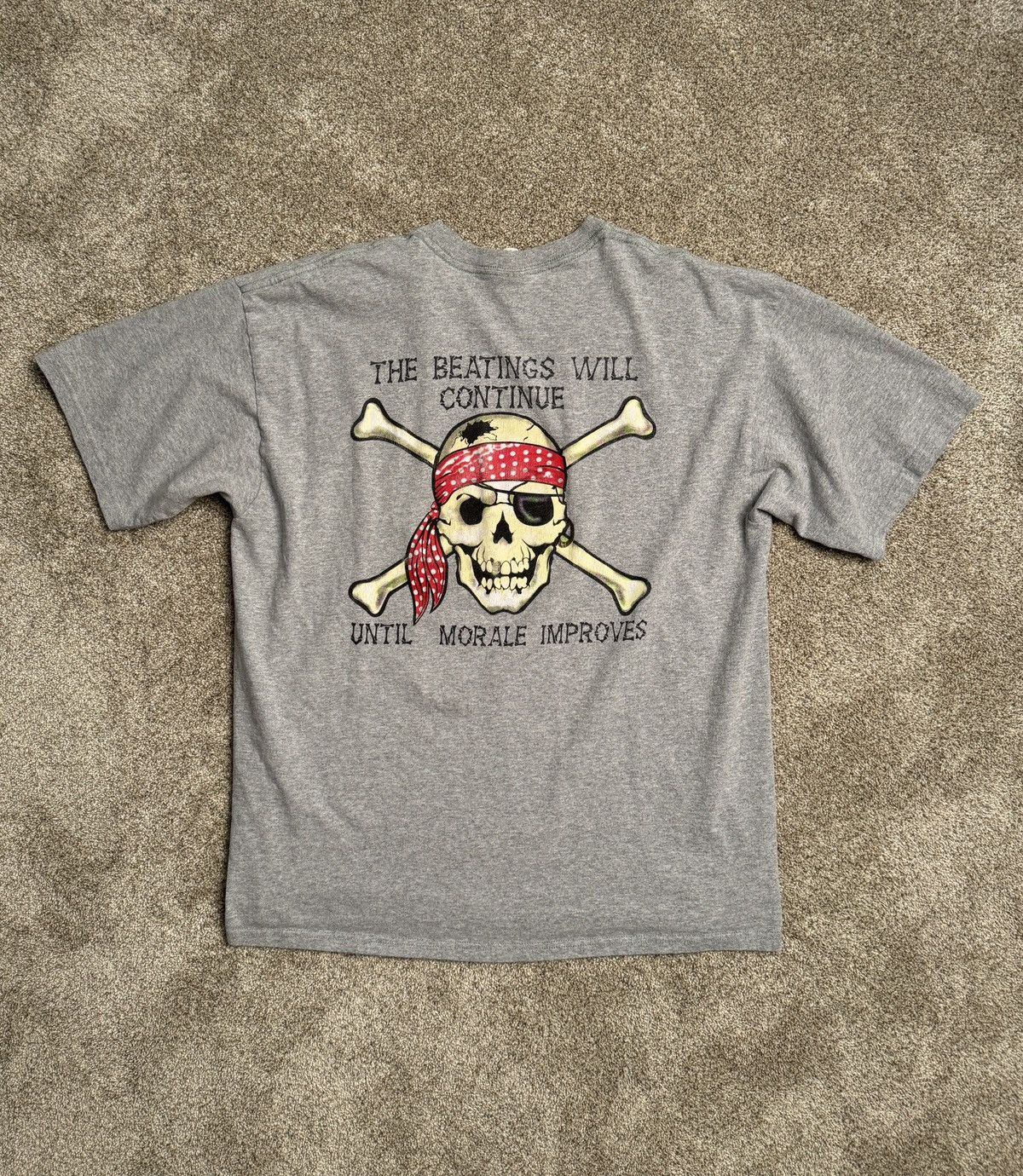 Vintage BAHAMAS MORALE PIRATE TEE Size US XL / EU 56 / 4 - 3 Thumbnail