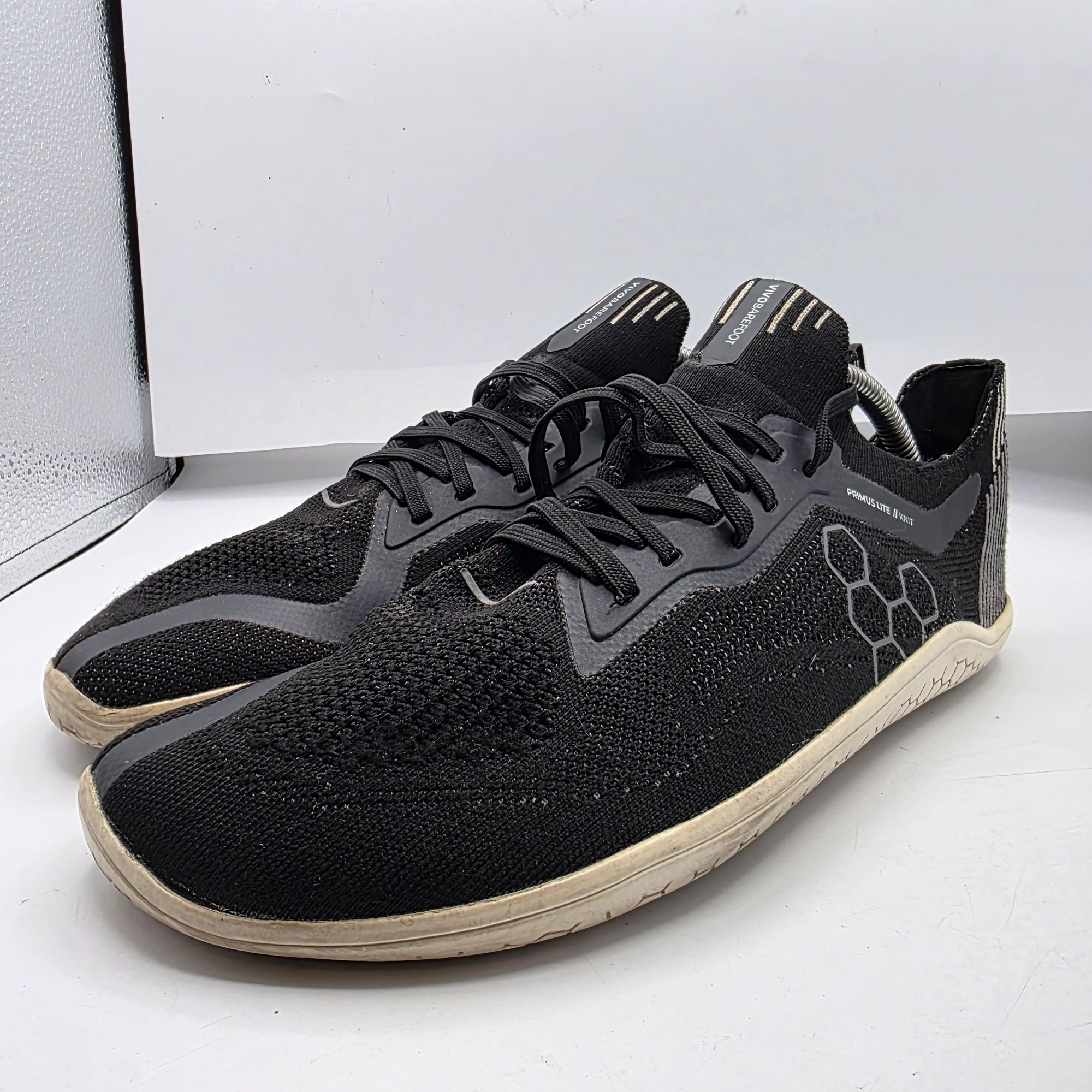 Vivobarefoot Vivobarefoot Primus Lite Knit Mens Size 10 Black Minimalist Size US 10 / EU 43 - 4 Thumbnail