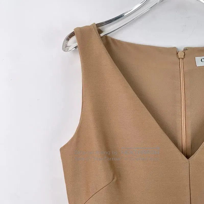 Dior Dior Brown Wool Short Dress for Women . Size S / US 4 / IT 40 - 3 Thumbnail