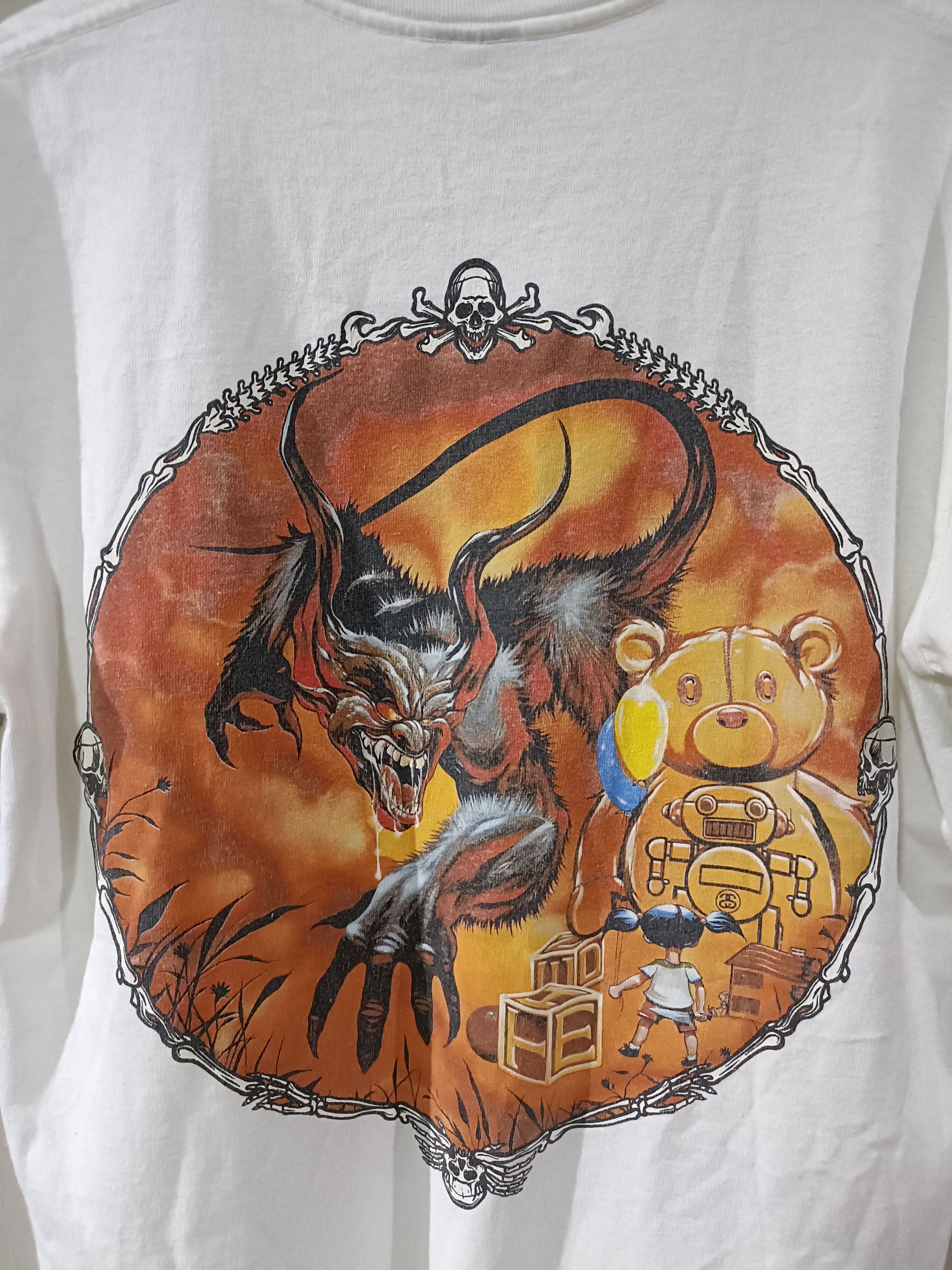 Designer × Stussy Stussy Customade Devil's Design Back Hit Medium Size Size US M / EU 48-50 / 2 - 8 Thumbnail