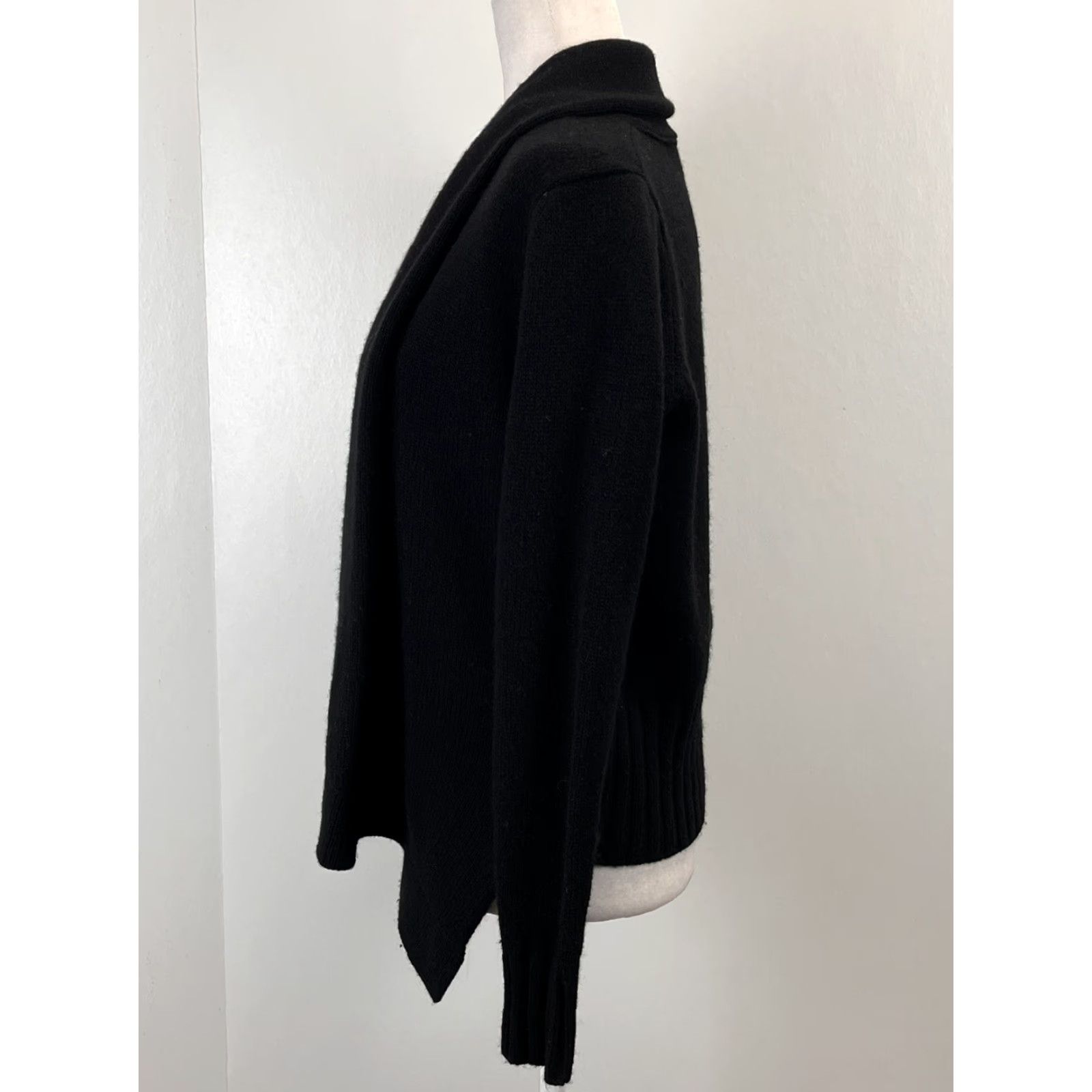 Vince Vince Cardigan Sweater Women XS Black Open Front Yak Wool GUC Size XS Size XS / US 0-2 / IT 36-38 - 2 Thumbnail