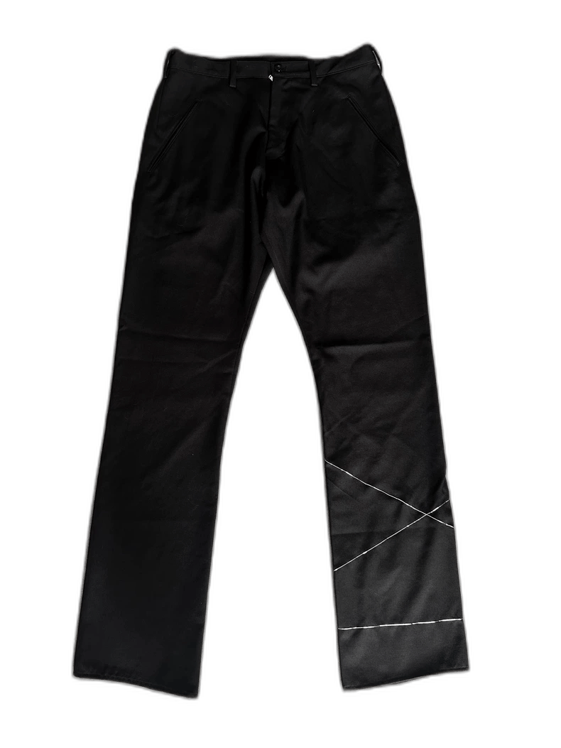 Yohji Yamamoto Sulvam Silver Chain Wide-Leg Pants Size US 32 / EU 48 - 1 Thumbnail