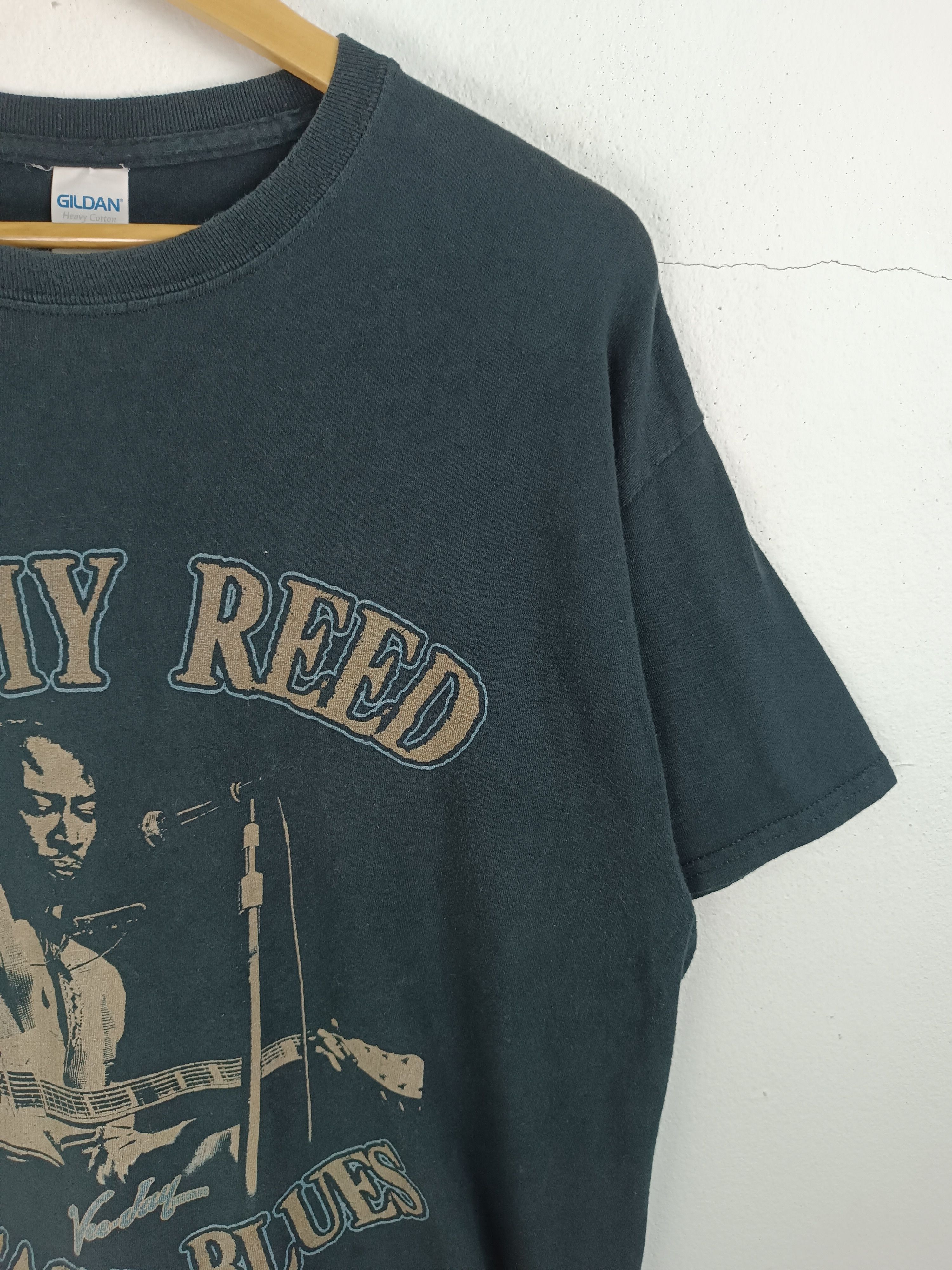 Vintage VINTAGE FADED JIMMY REED CHICAGO BLUES TEE HENDRIX BB Size US L / EU 52-54 / 3 - 6 Thumbnail