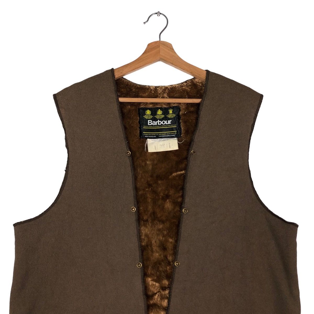 Barbour 🔥Vintage Lining Vest Jacket Barbour Made in England Size US M / EU 48-50 / 2 - 3 Thumbnail