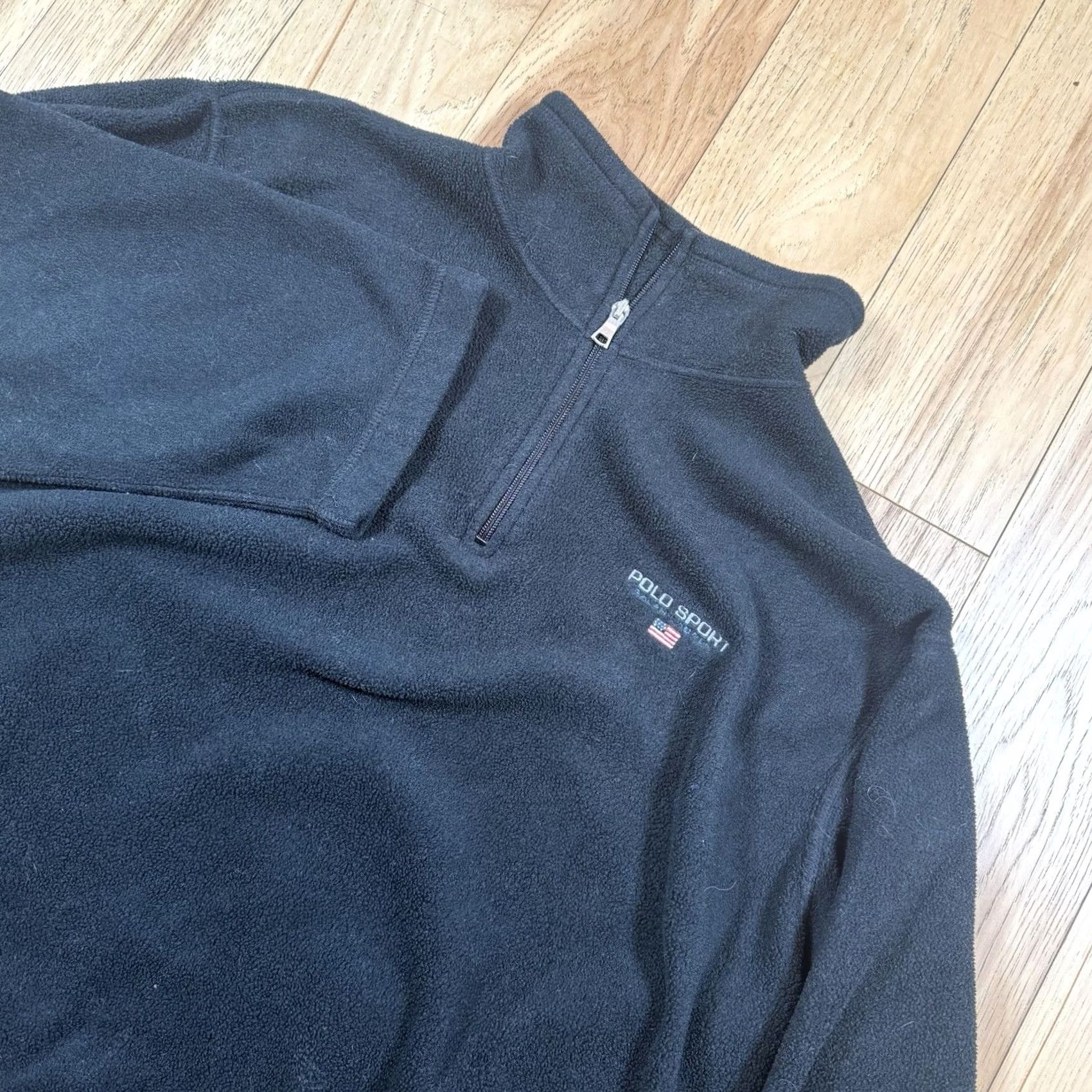 Ralph Lauren Ralph Lauren Sport Quarter Zip Fleece Sweater Mens XL Performance Red Size US XL / EU 56 / 4 - 2 Thumbnail