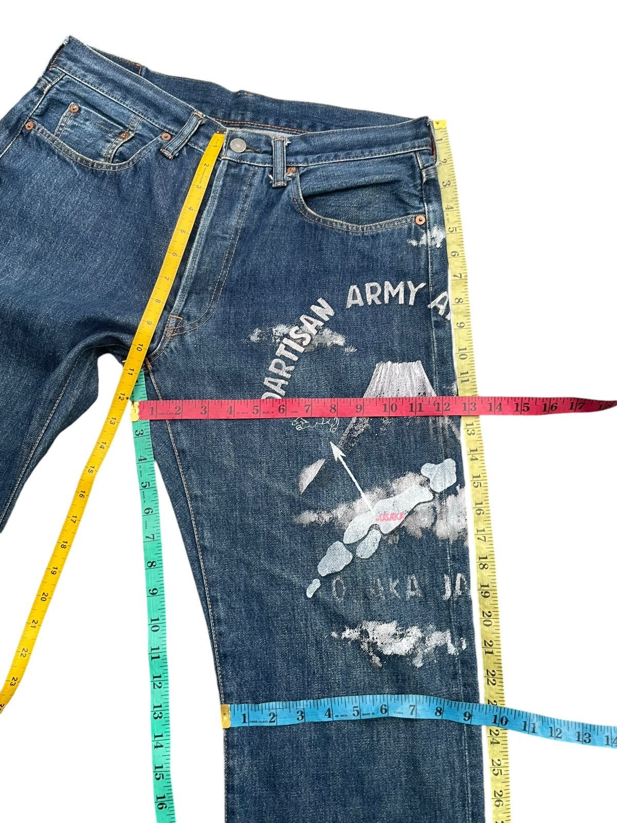Japanese Brand × Studio D'Artisan × Vintage Vintage Selvedge Studio D Artistan 303 Size US 33 - 14 Thumbnail