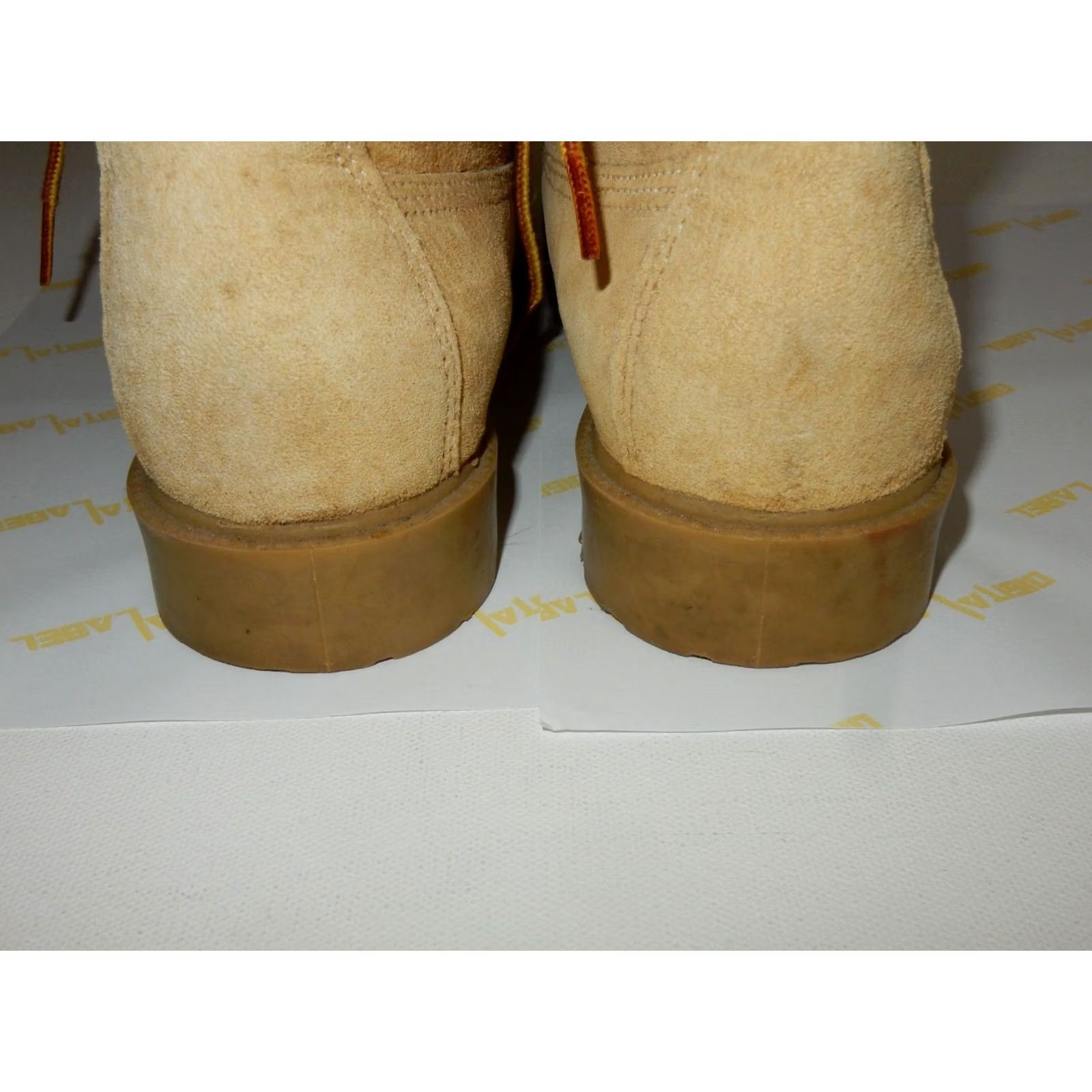 Vintage VINTAGE Wolverine Boots Men's USA Made Suede Beige 9.5 Work US 9.5 Men Size US 10 / EU 43 - 5 Thumbnail