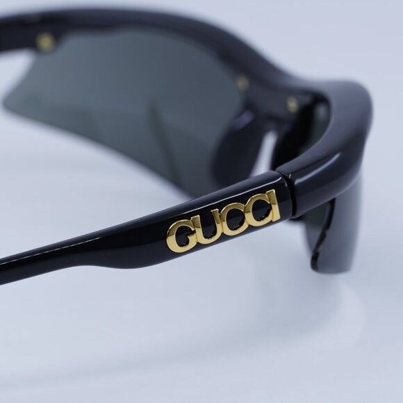 Gucci 🕶️ New Gucci GG1774S 006 Sunglasses - Shiny Black Frame Size ONE SIZE - 6 Thumbnail