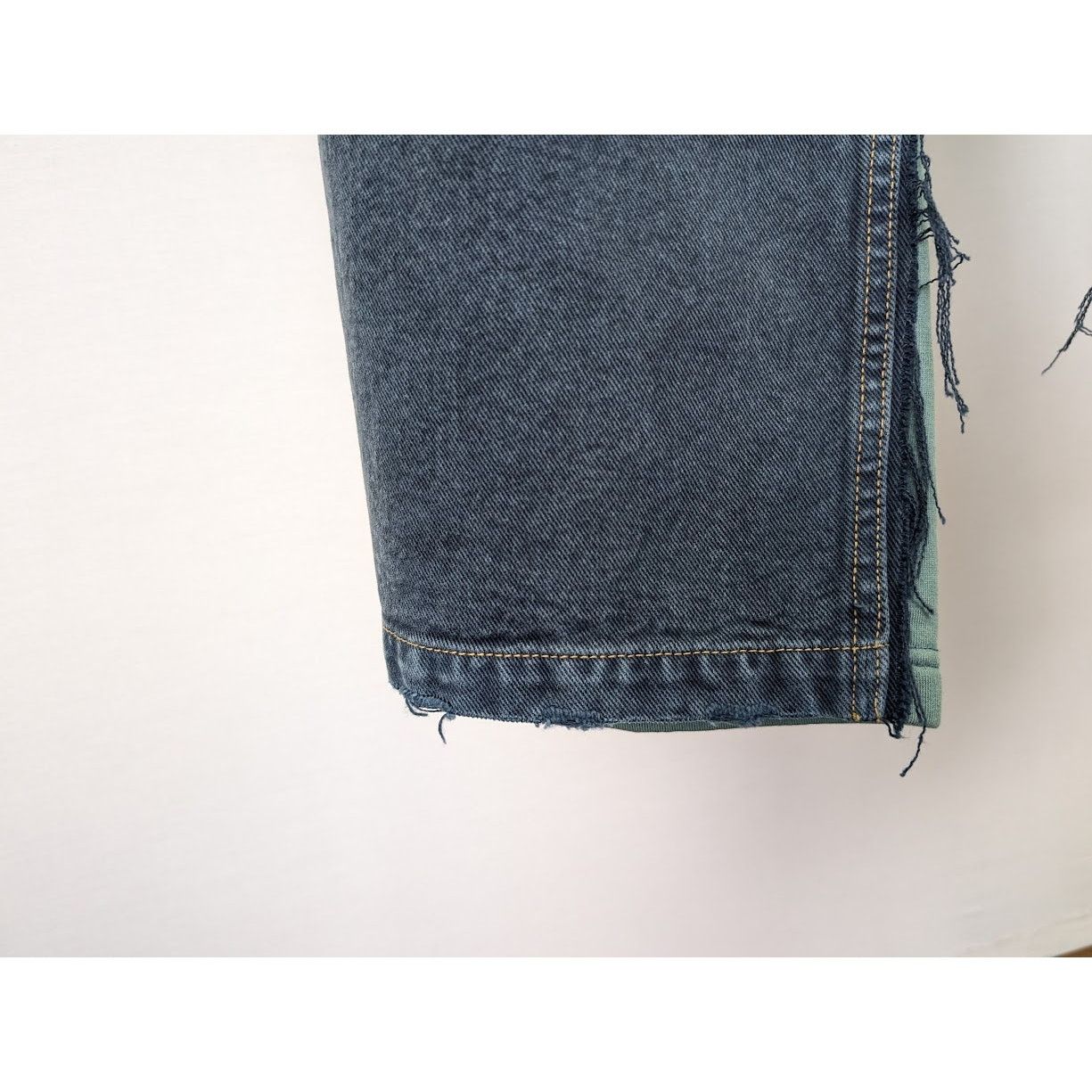 Balenciaga o1rshd1 Hybrid Sweatpants Denim in Blue Size US 34 / EU 50 - 5 Thumbnail