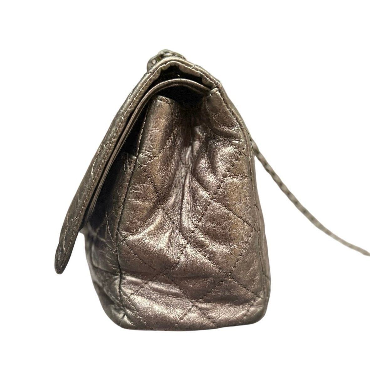 Chanel Chanel Reissue 2.25 227 Metallic Lambskin Double Flap Size ONE SIZE - 6 Thumbnail