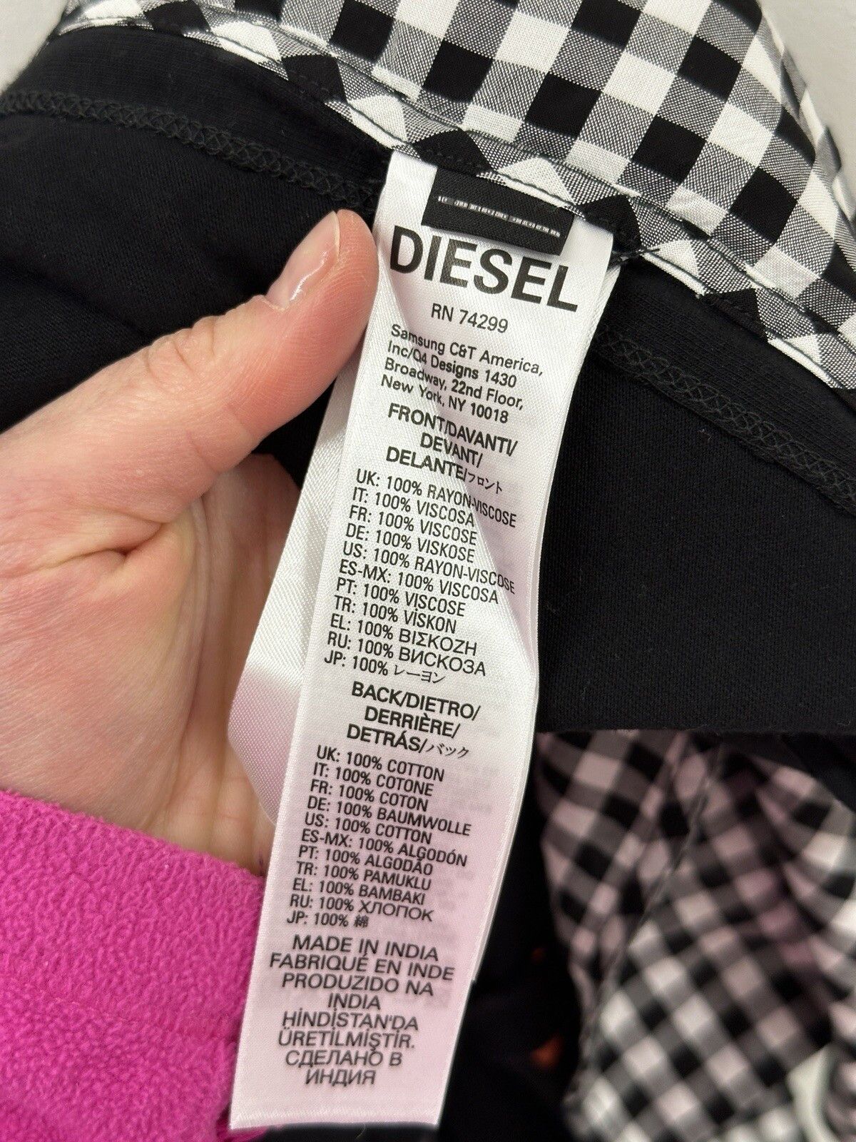 Diesel NEW Diesel Womens Shirt Ctrudix Camicia Checked y2k size 14 Size XL / US 12-14 / IT 48-50 - 13 Thumbnail