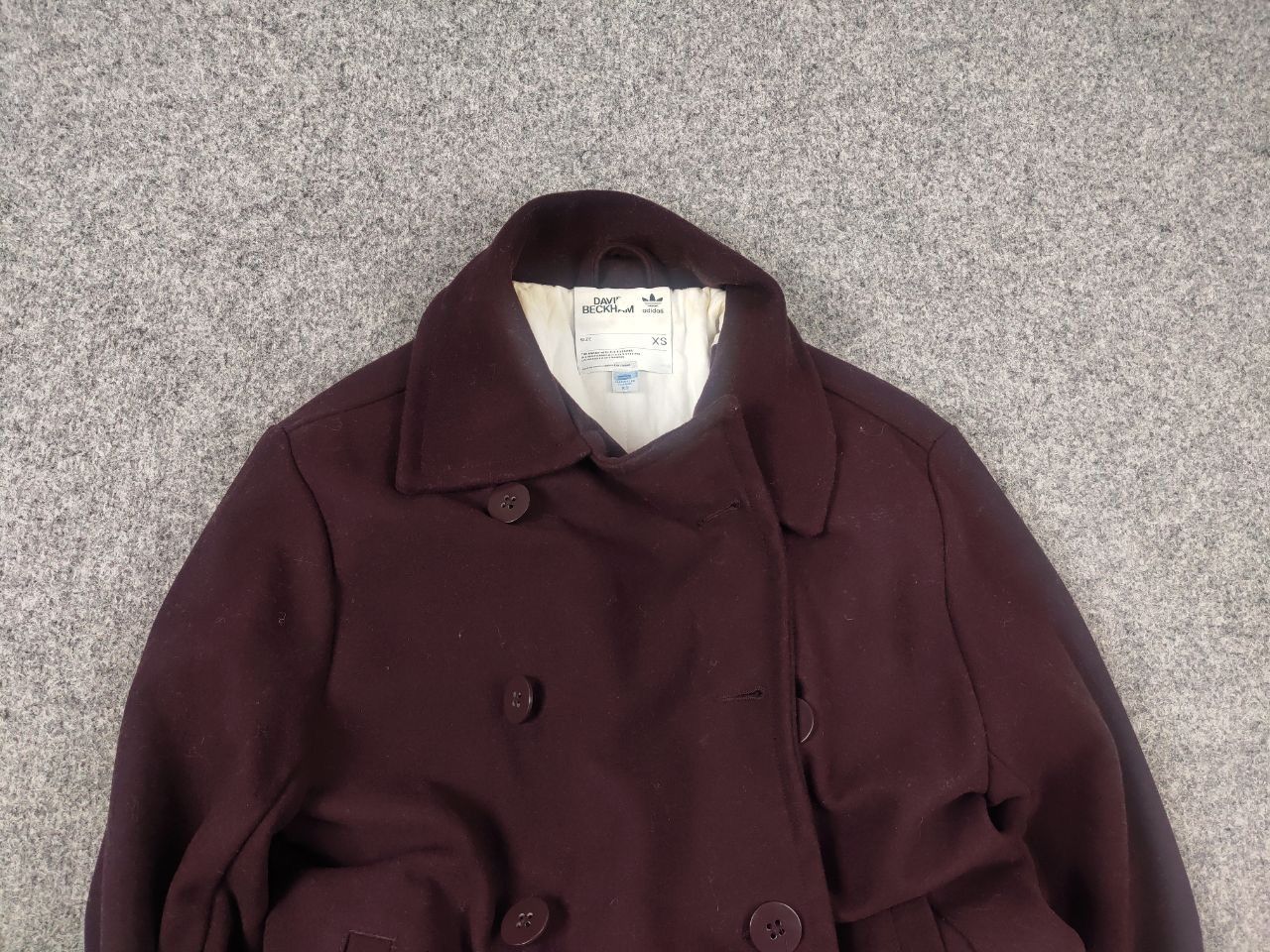 Adidas David Beckham Adidas wool coat Double Breasted Jacket Size US S / EU 44-46 / 1 - 8 Thumbnail