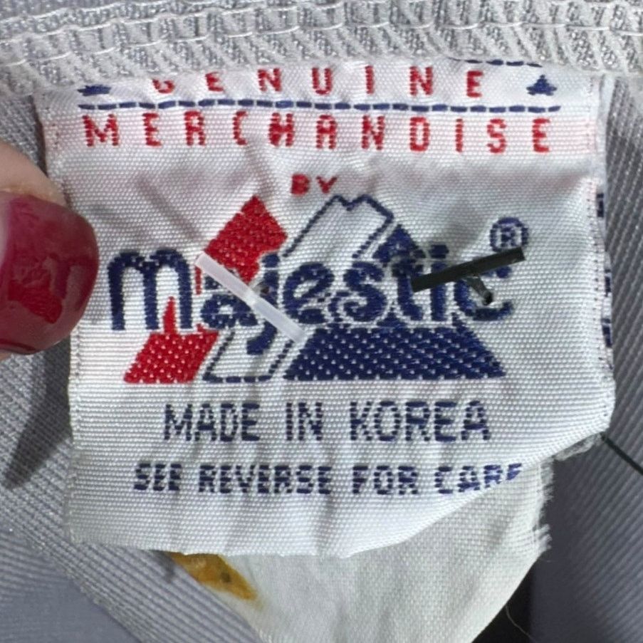 Majestic Vintage Majestic New York Yankees Spellout MLB Jersey Size US L / EU 52-54 / 3 - 7 Thumbnail