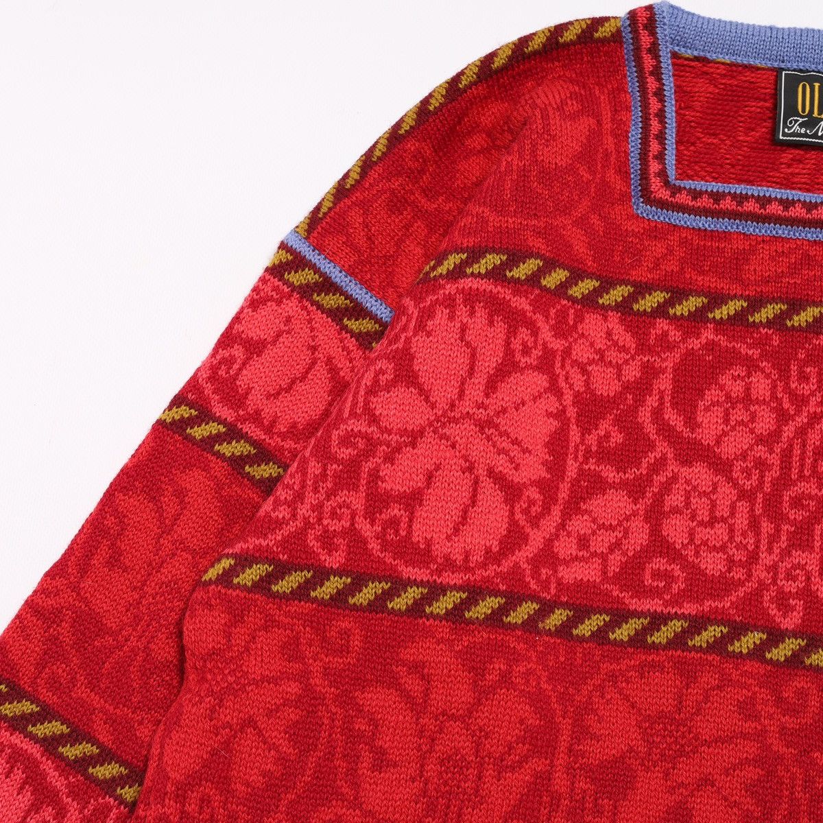 Other Oleana Norway Nordic Wool Red Sweater Knit Size S / US 4 / IT 40 - 8 Thumbnail