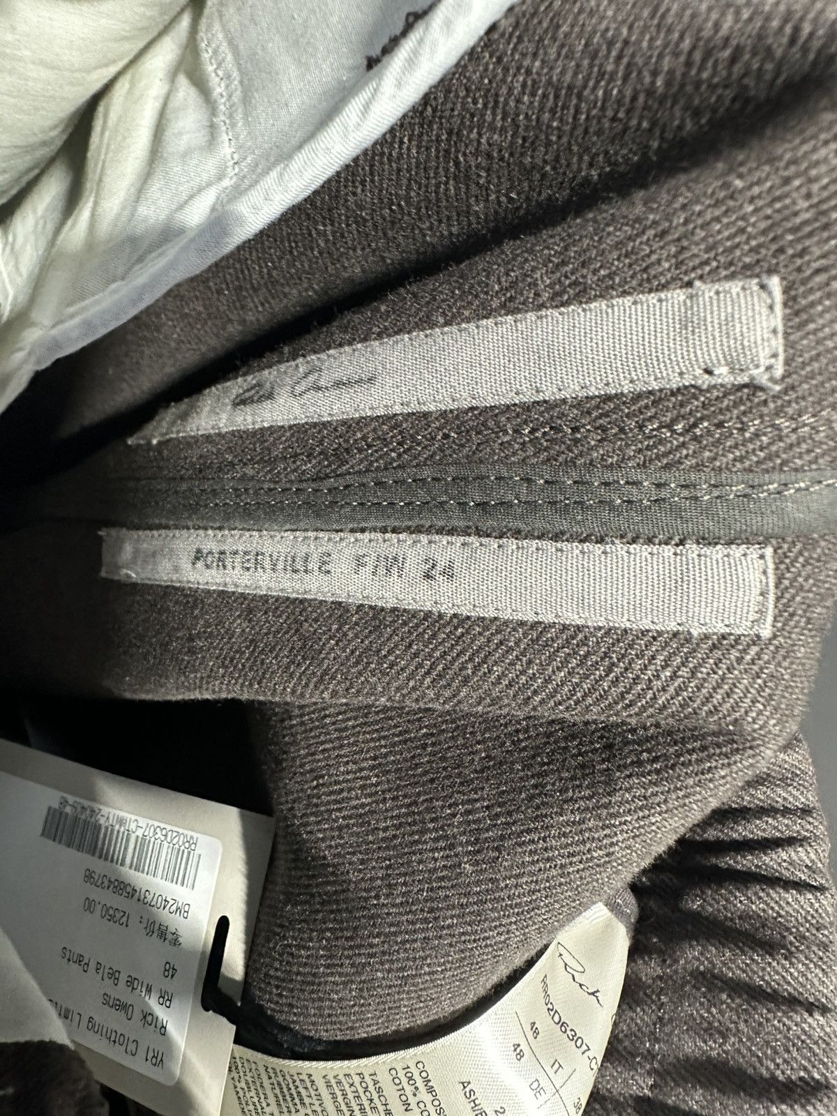 Rick Owens Porterville Wide Bela Pants
